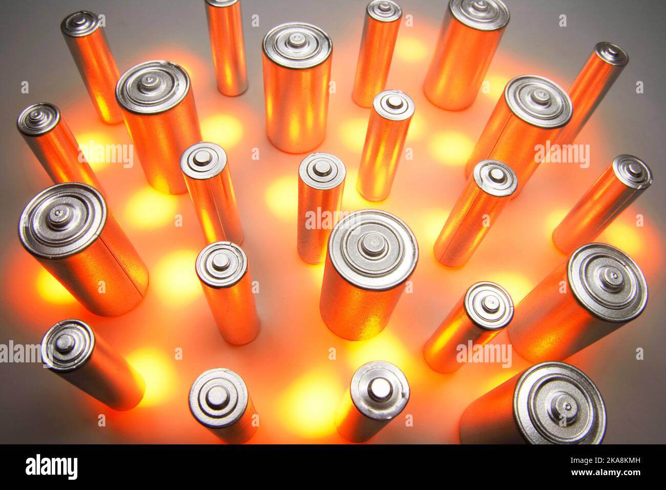 Batterie Foto Stock