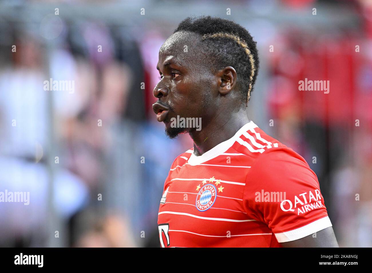 MONACO, Germania. , . #17 Sadio Manè, FC Bayern M¸nchen 6 : 2 - FSV Mainz 05, Fussball Bundesliga, Allianz Arena, Muenchen. Credit: SPP Sport Press Photo. /Alamy Live News Foto Stock