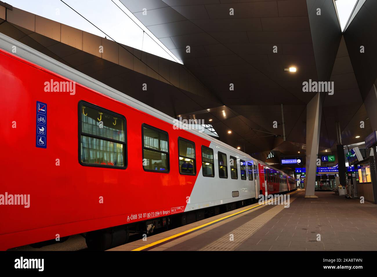 Bahnhof, Wien Hauptbahnhof, Der Wiener Hauptbahnhof ist die modernste