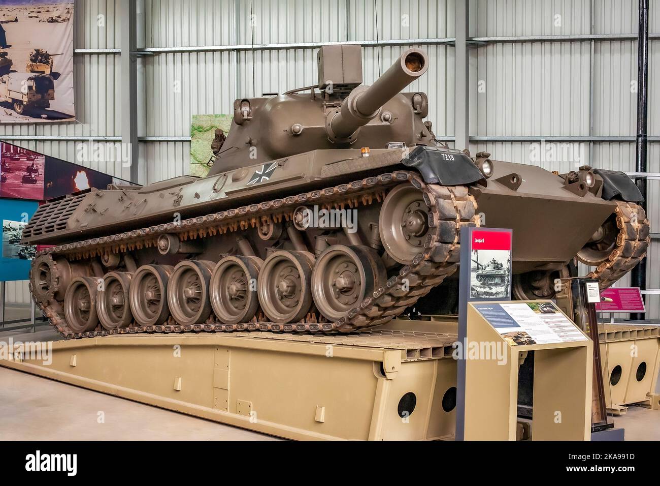Serbatoio Leopard 1 Foto Stock