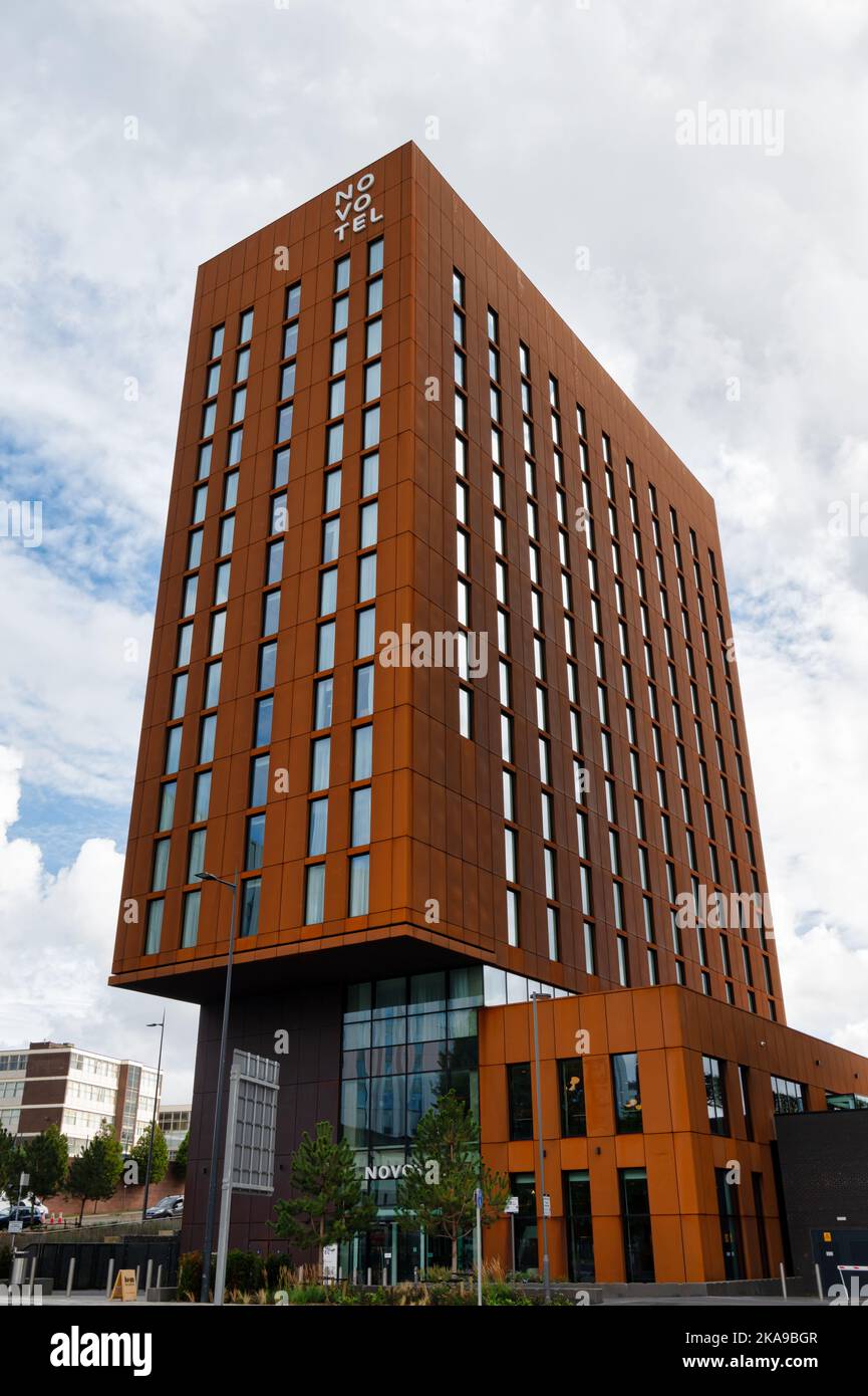 Liverpool, Regno Unito - 8 settembre 2022: Hotel Novotel nella città di Liverpool. Foto Stock