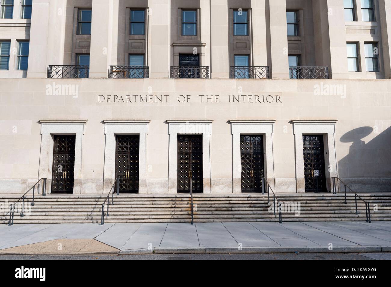 1 novembre 2022, Washington, District of Columbia, Stati Uniti: Il Dipartimento degli interni degli Stati Uniti a Washington, DC (Credit Image: © Michael Brochstein/ZUMA Press Wire) Foto Stock