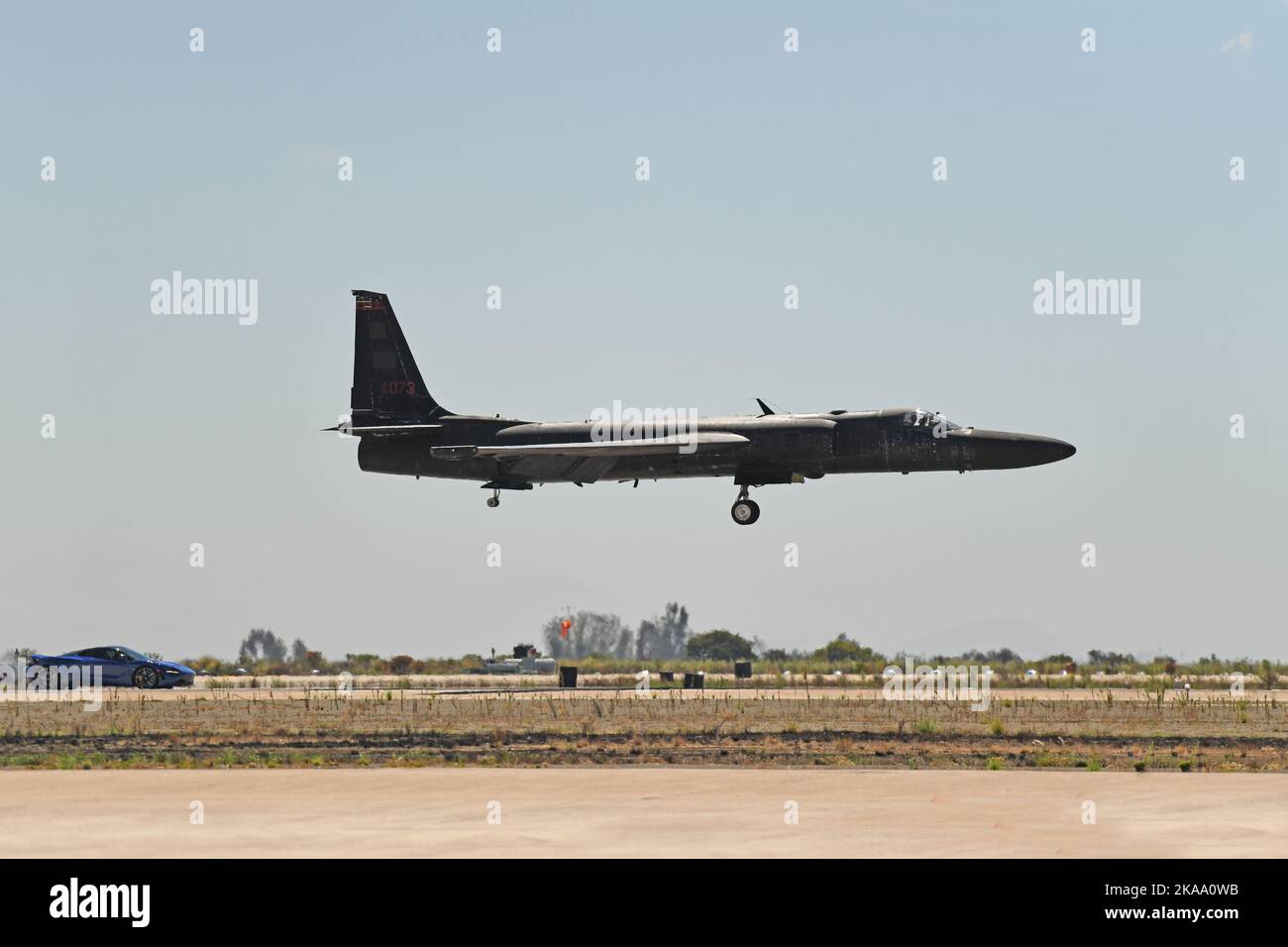 Lockheed U-2 "Dragon Lady" atterraggio Foto Stock