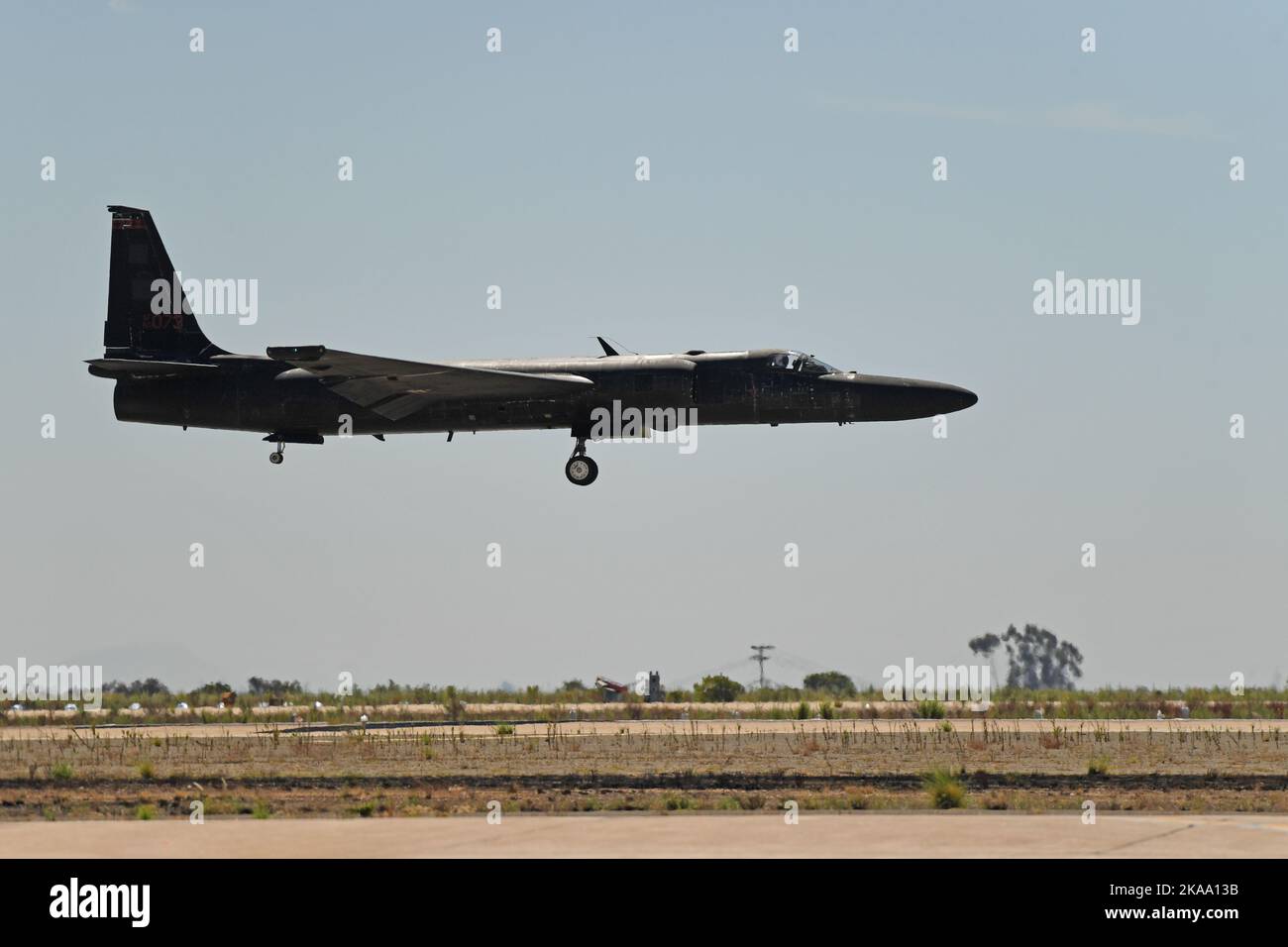 Lockheed U-2 "Dragon Lady" atterraggio Foto Stock