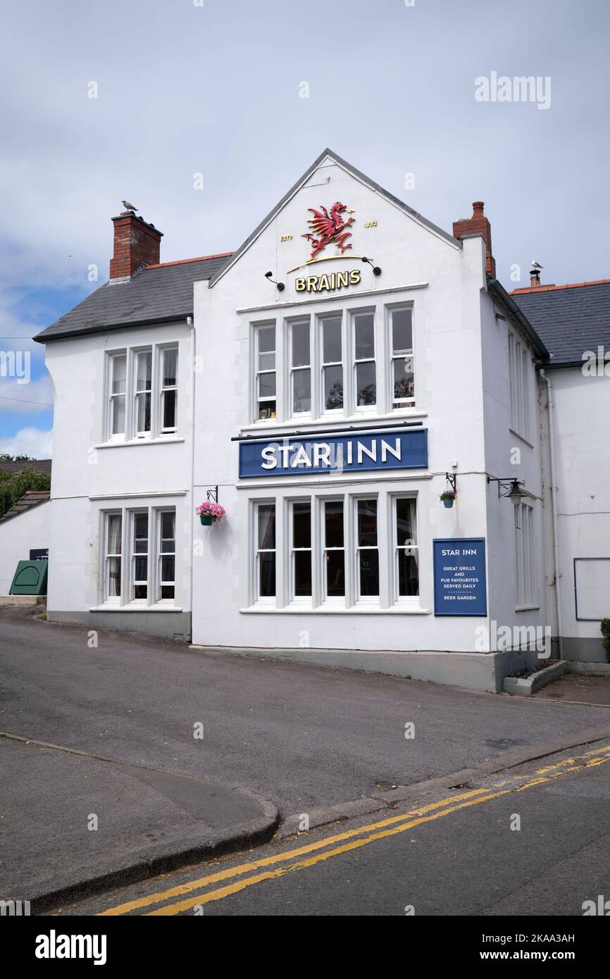 The Star Inn a Dinas Powis Glamorgan, Galles del Sud, Regno Unito Foto Stock