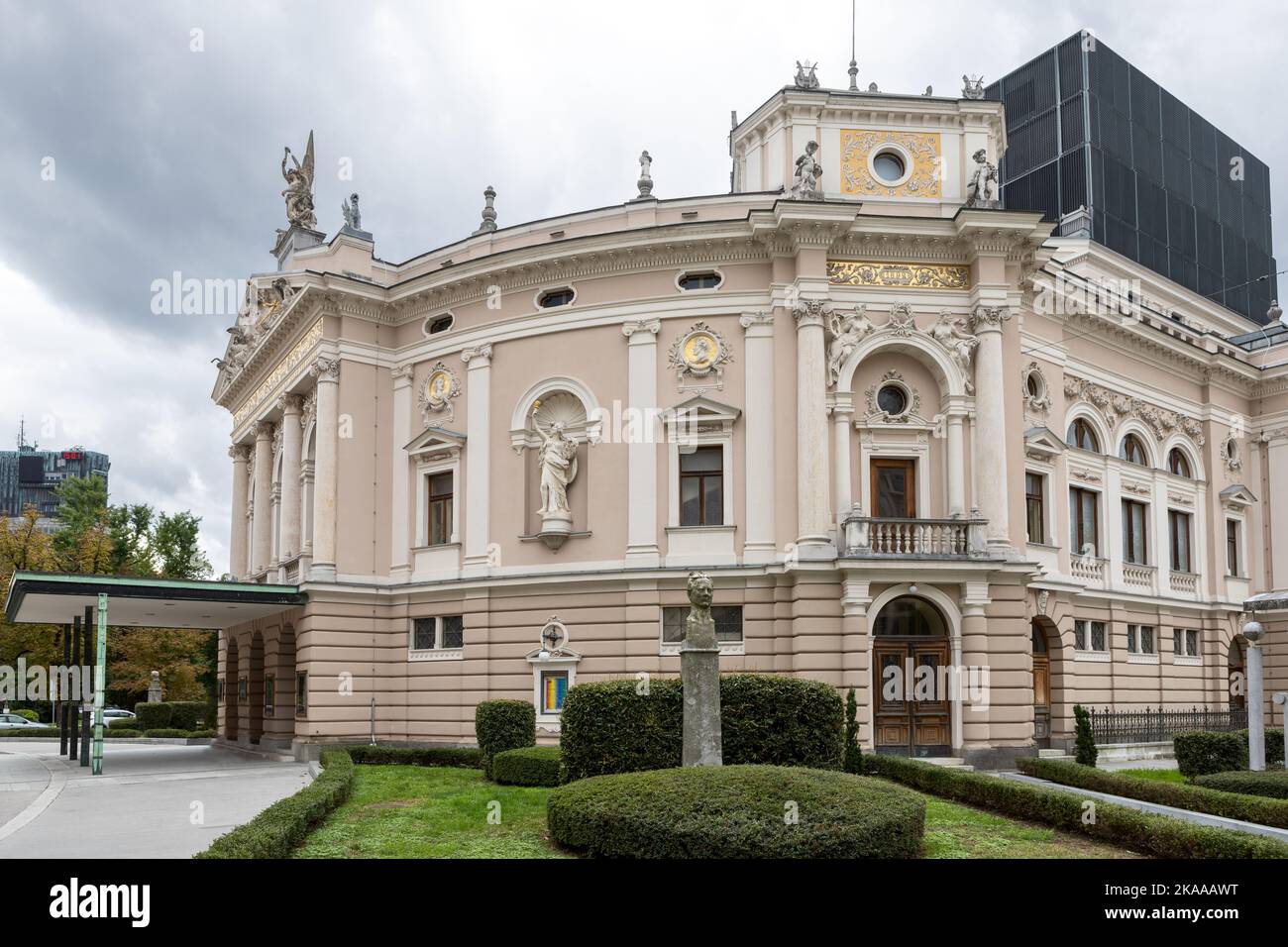 Ljubljana Teatro Nazionale Sloveno Opera & Ballet Zupanciceva ulica, Ljubljana, Slovenia Foto Stock