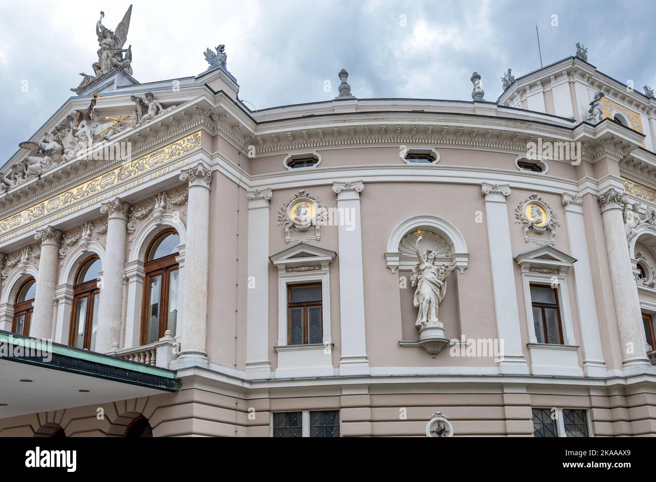 Ljubljana Teatro Nazionale Sloveno Opera & Ballet Zupanciceva ulica, Ljubljana, Slovenia Foto Stock