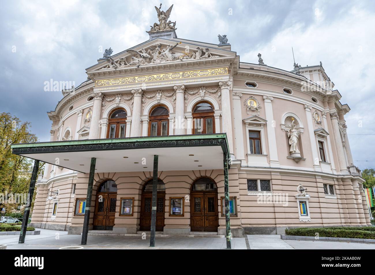 Ljubljana Teatro Nazionale Sloveno Opera & Ballet Zupanciceva ulica, Ljubljana, Slovenia Foto Stock