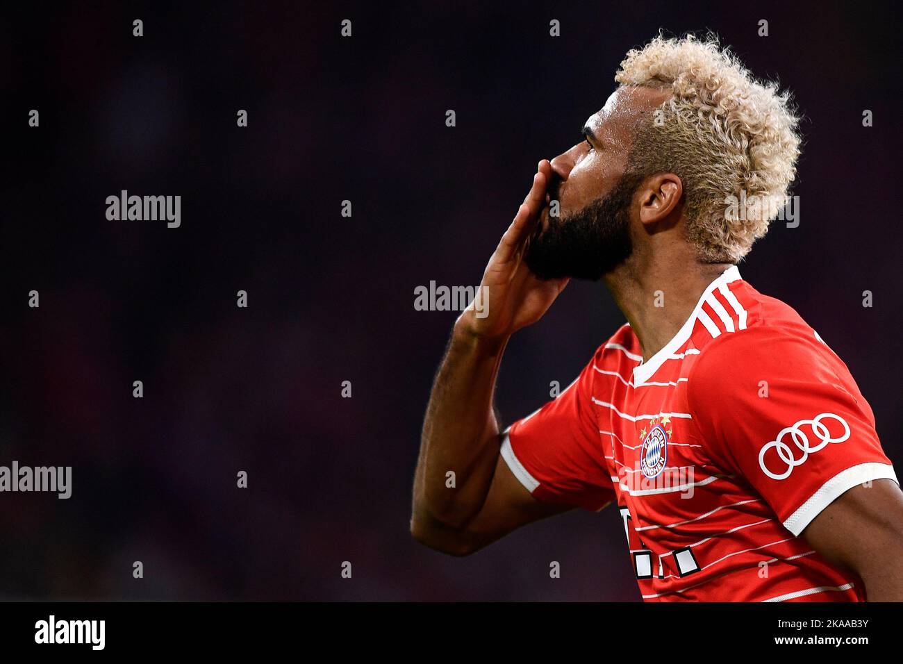 Monaco, Germania. 01 novembre 2022. Durante la partita di calcio della UEFA Champions League tra il Bayern Monaco e il FC Internazionale. Credit: Nicolò campo/Alamy Live News Foto Stock