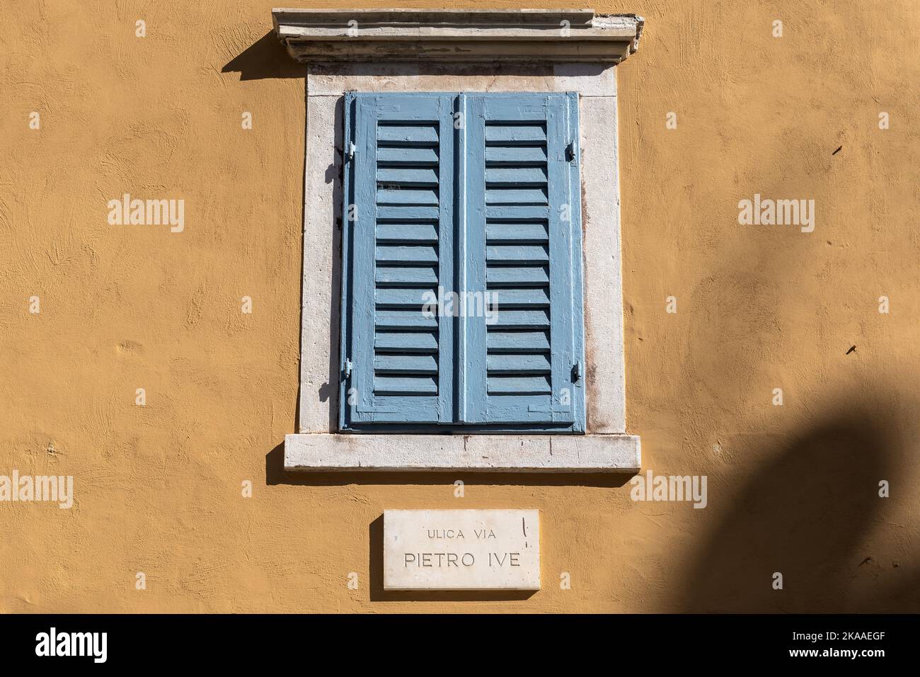 Casa, via Pietro Ive, Rovigno, Croazia Foto Stock