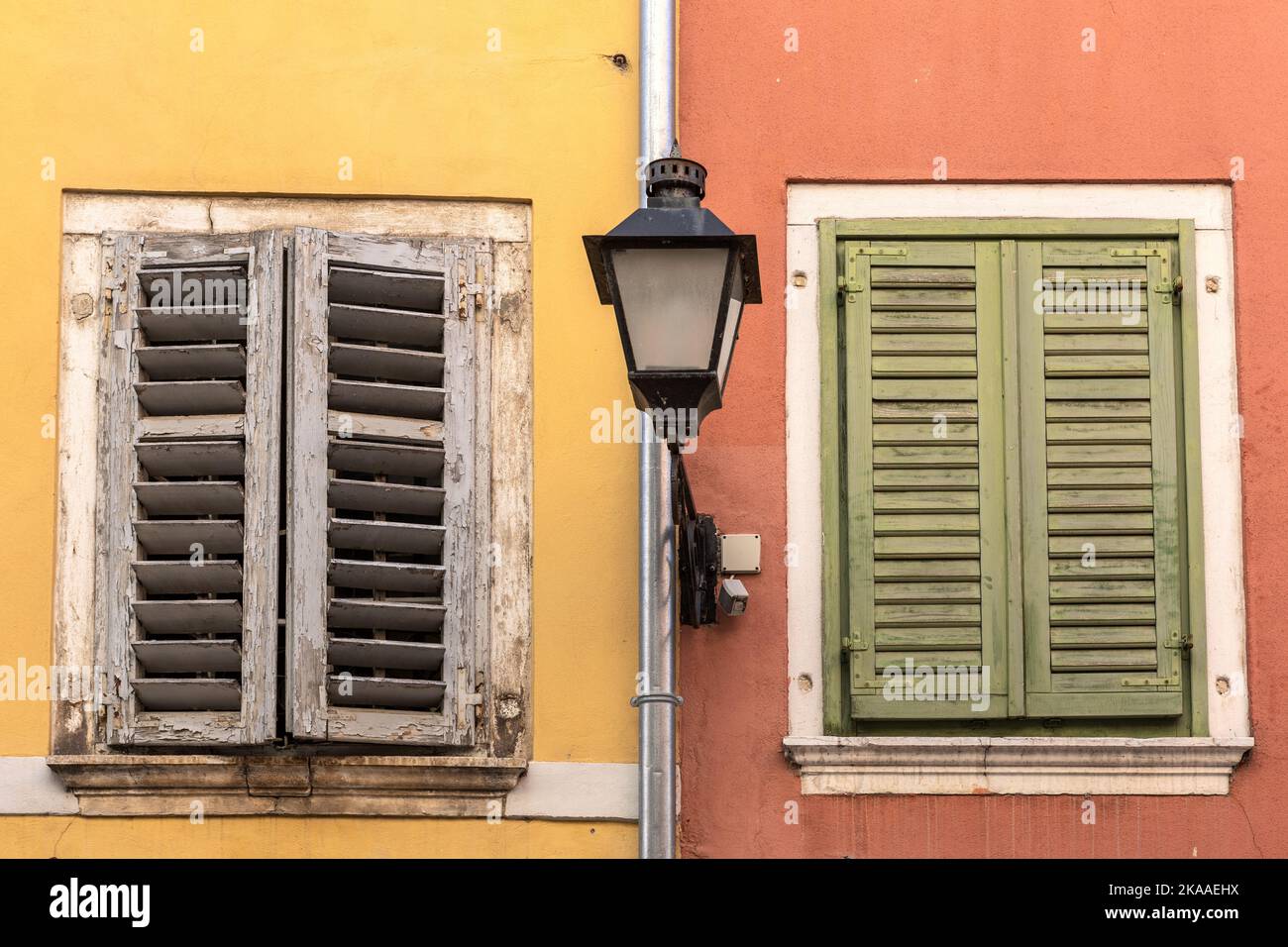 Casa, via Carera, Rovigno, Croazia Foto Stock