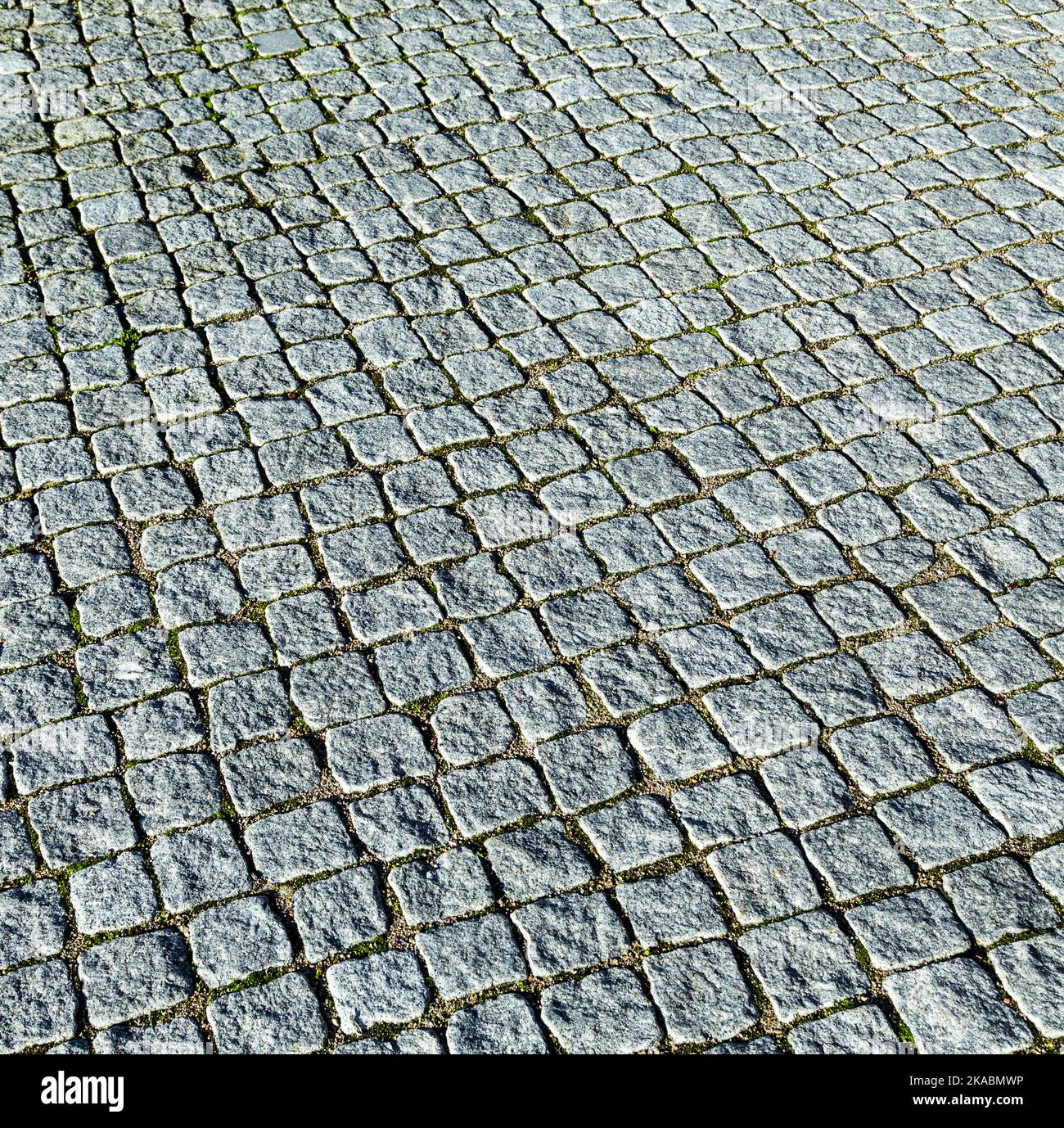 modello di pietre di ciottoli grigie al paveway Foto Stock
