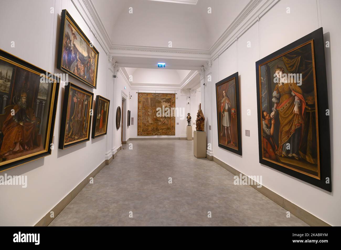 Budapest, Ungheria. All'interno del Museo di Belle Arti, splendidi dipinti e sculture Foto Stock