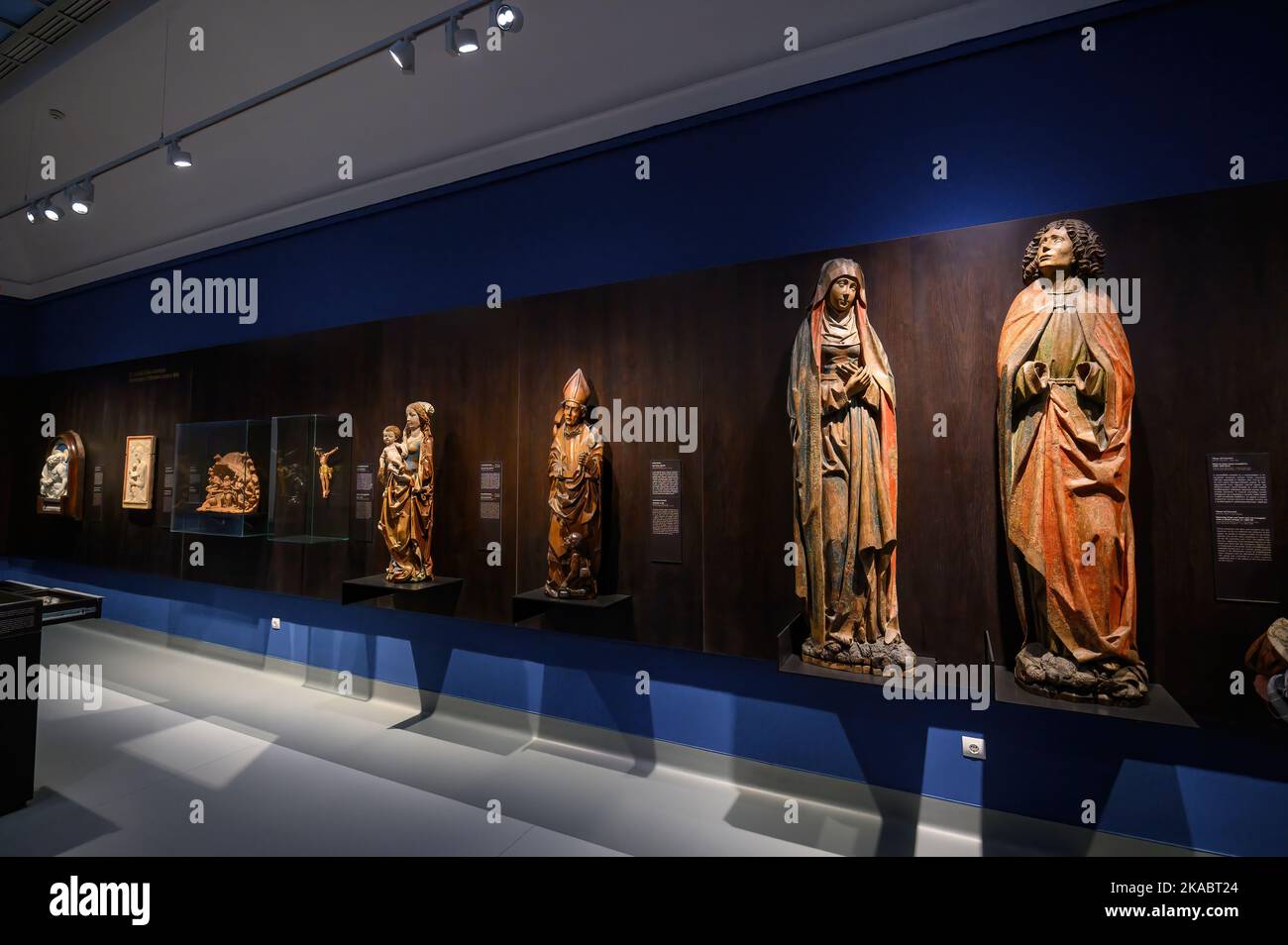 Budapest, Ungheria. All'interno del Museo di Belle Arti, splendidi dipinti e sculture Foto Stock