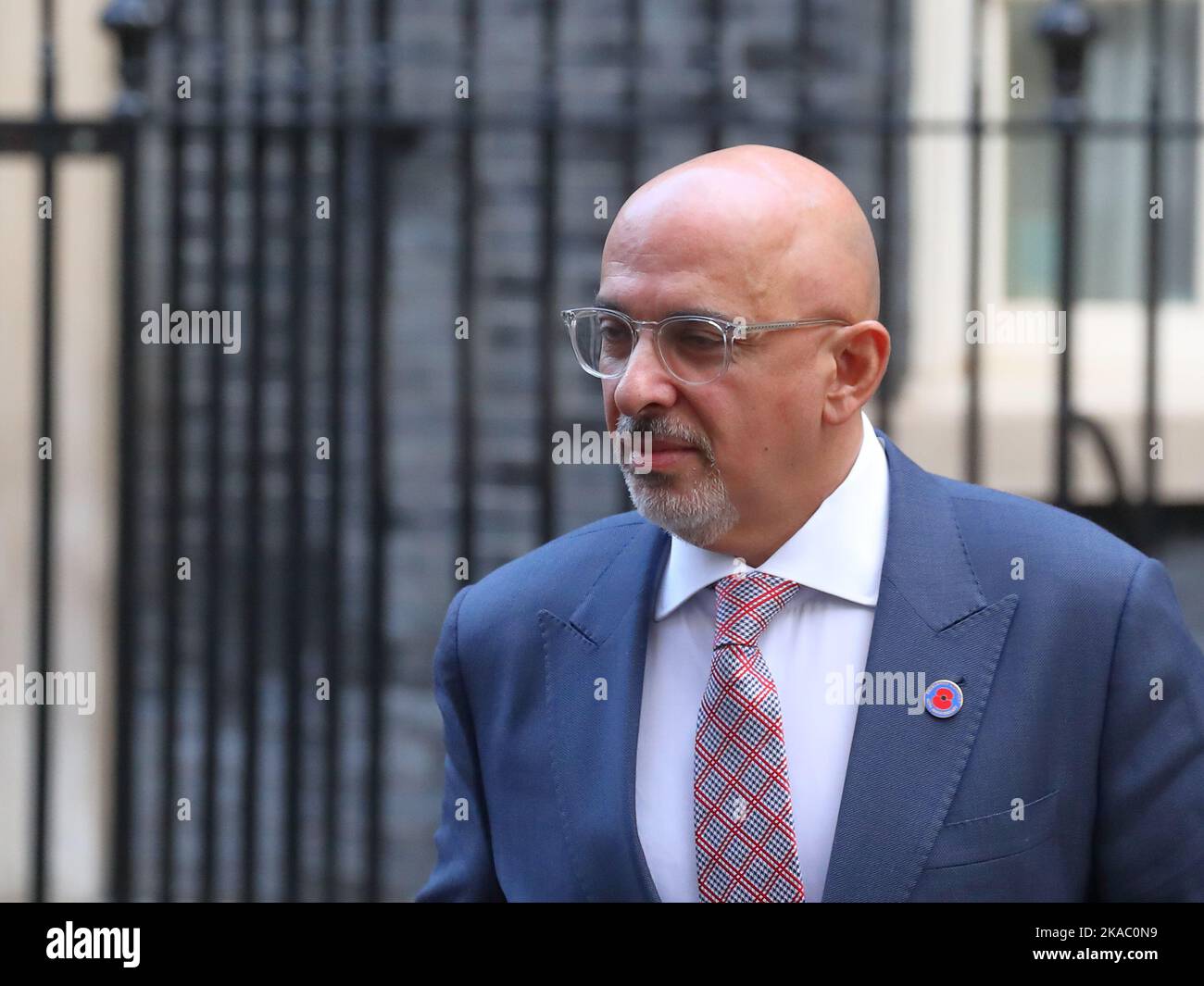 Londra, Regno Unito, 1st novembre 2022. Il Ministro senza portafoglio Nadhim Zahawi lascia Downing Street n. 10 dopo la riunione settimanale del Gabinetto. Foto Stock