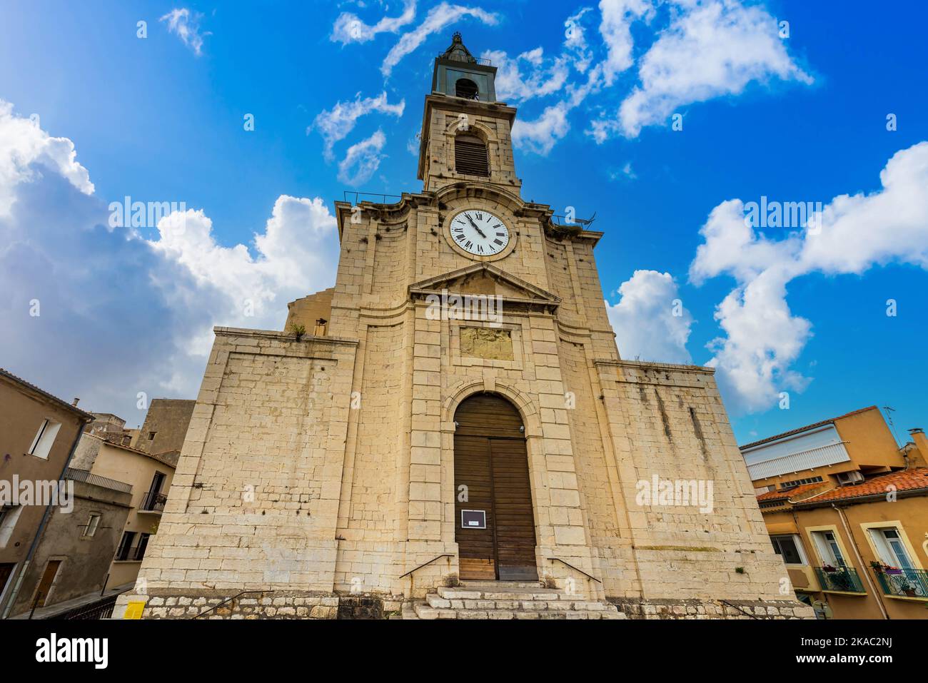Chiesa di San Luigi nel quartiere superiore, a Sète in Occitanie, Francia Foto Stock