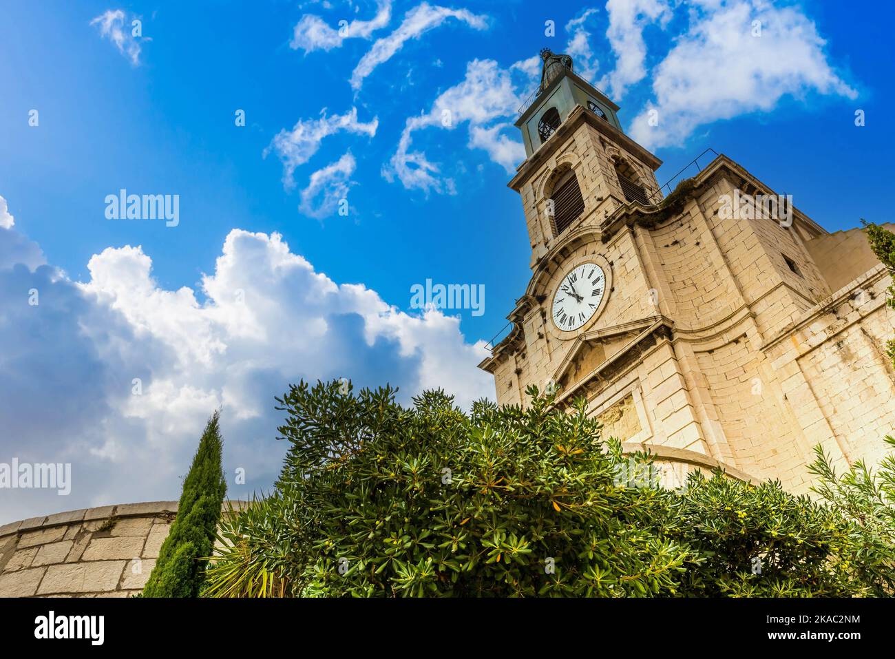 Chiesa di San Luigi nel quartiere superiore, a Sète in Occitanie, Francia Foto Stock