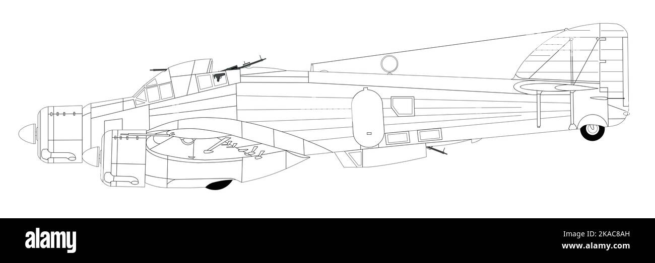 Savoia-Marchetti SM.79K Sparviero Foto Stock