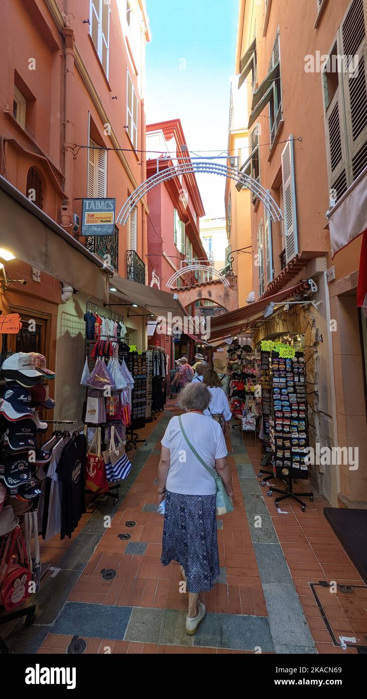 Negozi di Monte Carlo Foto Stock