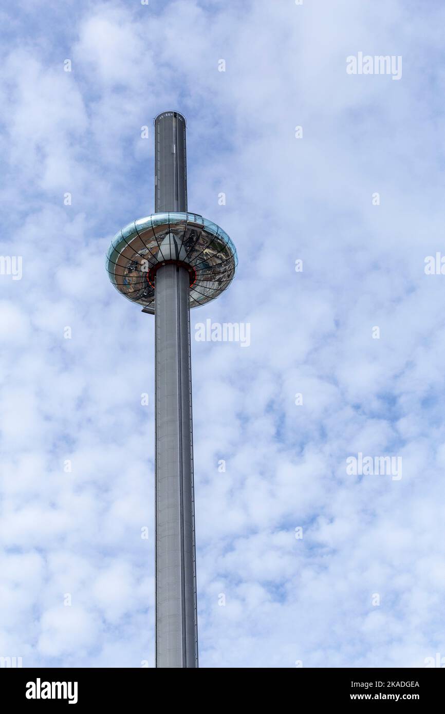 British Airways i360 torre panoramica e pod, Brighton, Inghilterra, Gran Bretagna Foto Stock