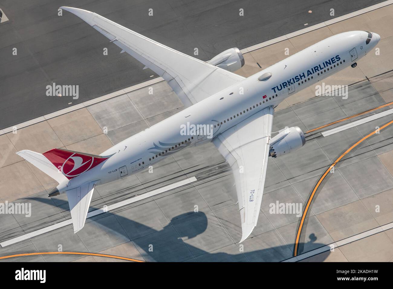 BOEING 787-900 TURKISH AIRLINES l'aeroporto più pesante del mondo, Los Angeles Int. E' il principale aeroporto internazionale che serve Los Angeles e la sua area metropolitana circostante. Ottobre 12, 2022. Foto di Thomas Arnoux/ABACAPRESS.COM Foto Stock