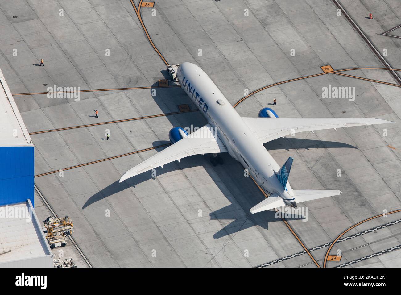 BOEING 787-900 UNÌ LA NUOVA LIVREA, l'aeroporto più pesante del mondo, Los Angeles Int. E' il principale aeroporto internazionale che serve Los Angeles e la sua area metropolitana circostante. Ottobre 12, 2022. Foto di Thomas Arnoux/ABACAPRESS.COM Foto Stock