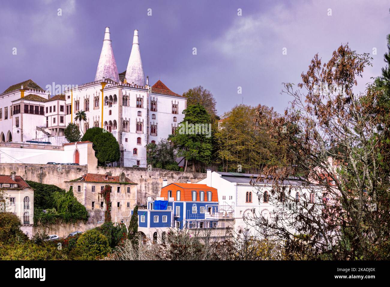 Sintra National Palace, Sintra, Portogallo Foto Stock