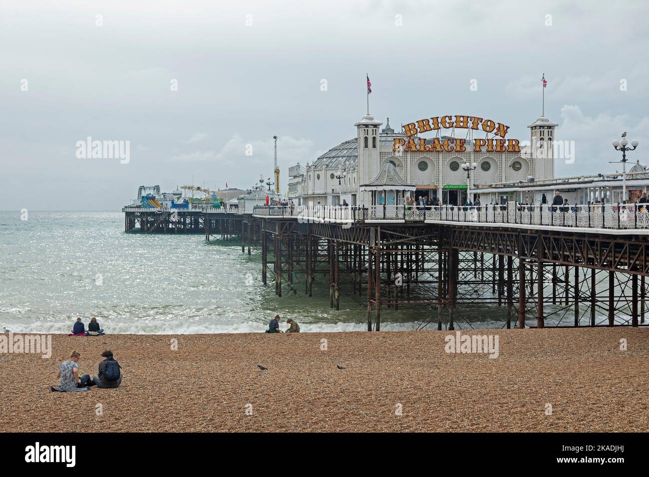 Palace Pier, Brighton, Inghilterra, Gran Bretagna Foto Stock
