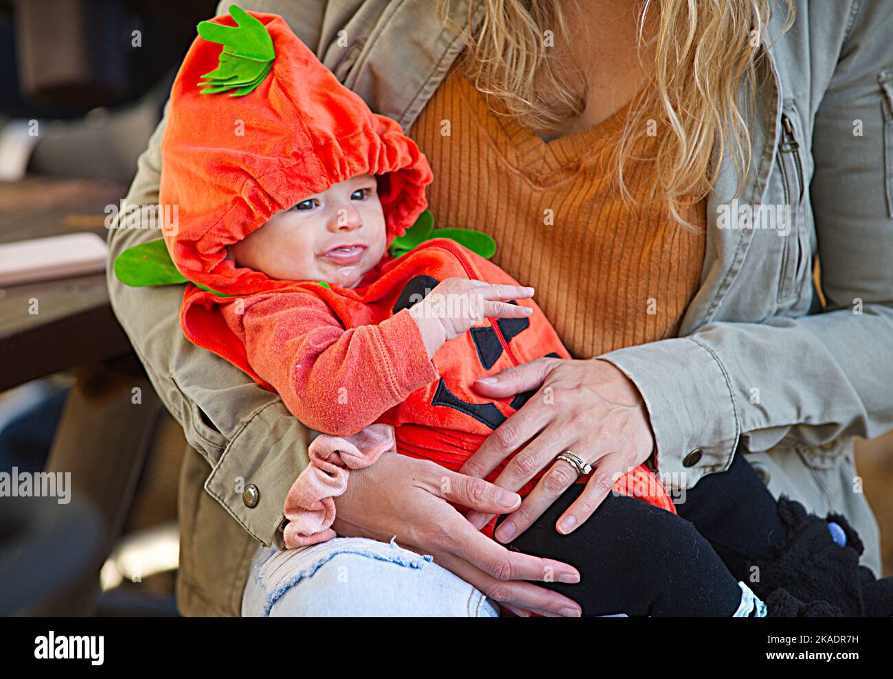 Halloween Hollowalooza per bambini - Johnny Kelly Park, Dennis, Massachusetts, a Cape Cod, USA Foto Stock