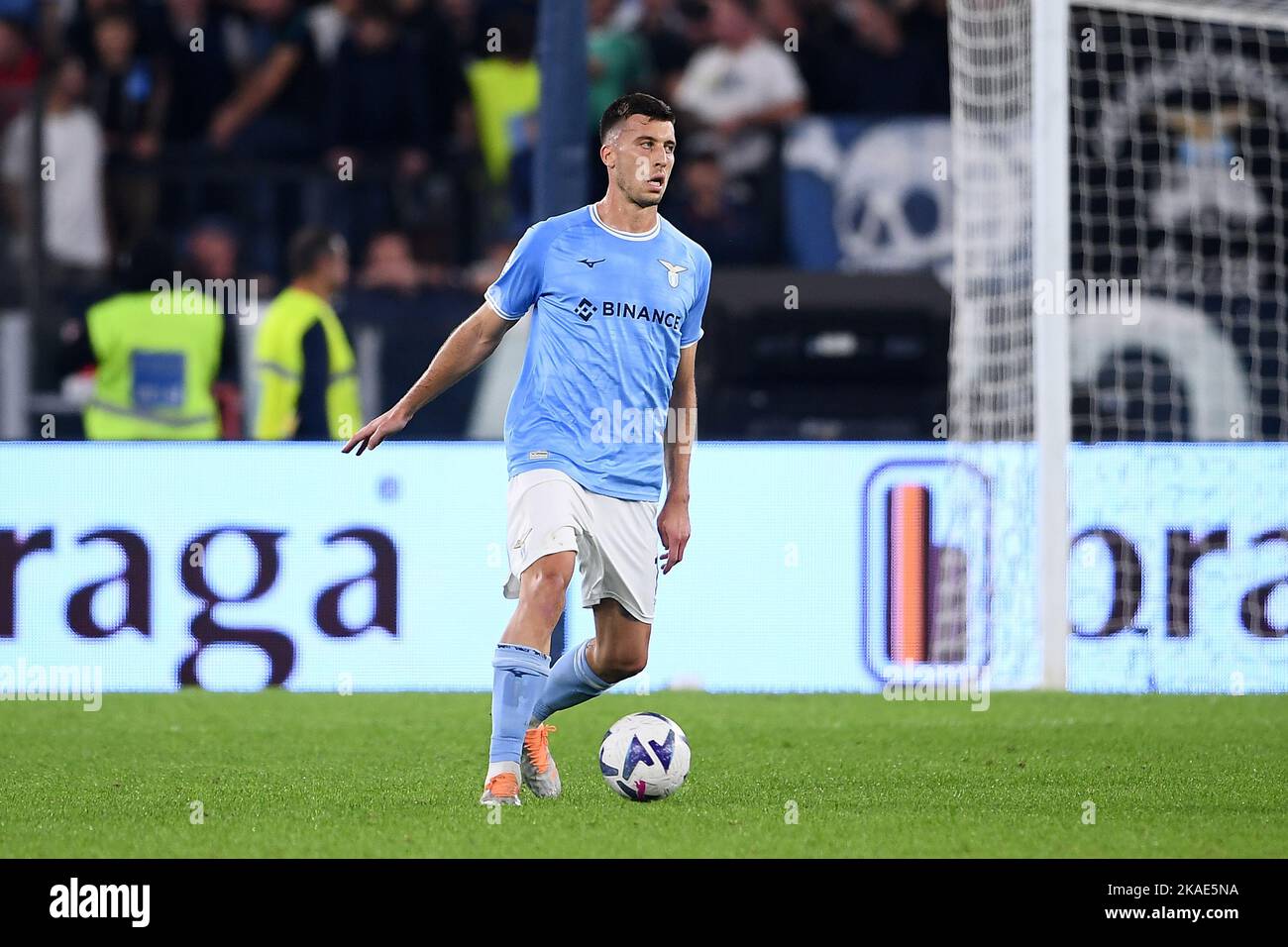 ROMA, ITALIA - OTTOBRE 30: Alessio Romagnoli della SS Lazio in azione durante la Serie A match tra SS Lazio e US Salernitana allo Stadio Olimpico, Rom Foto Stock