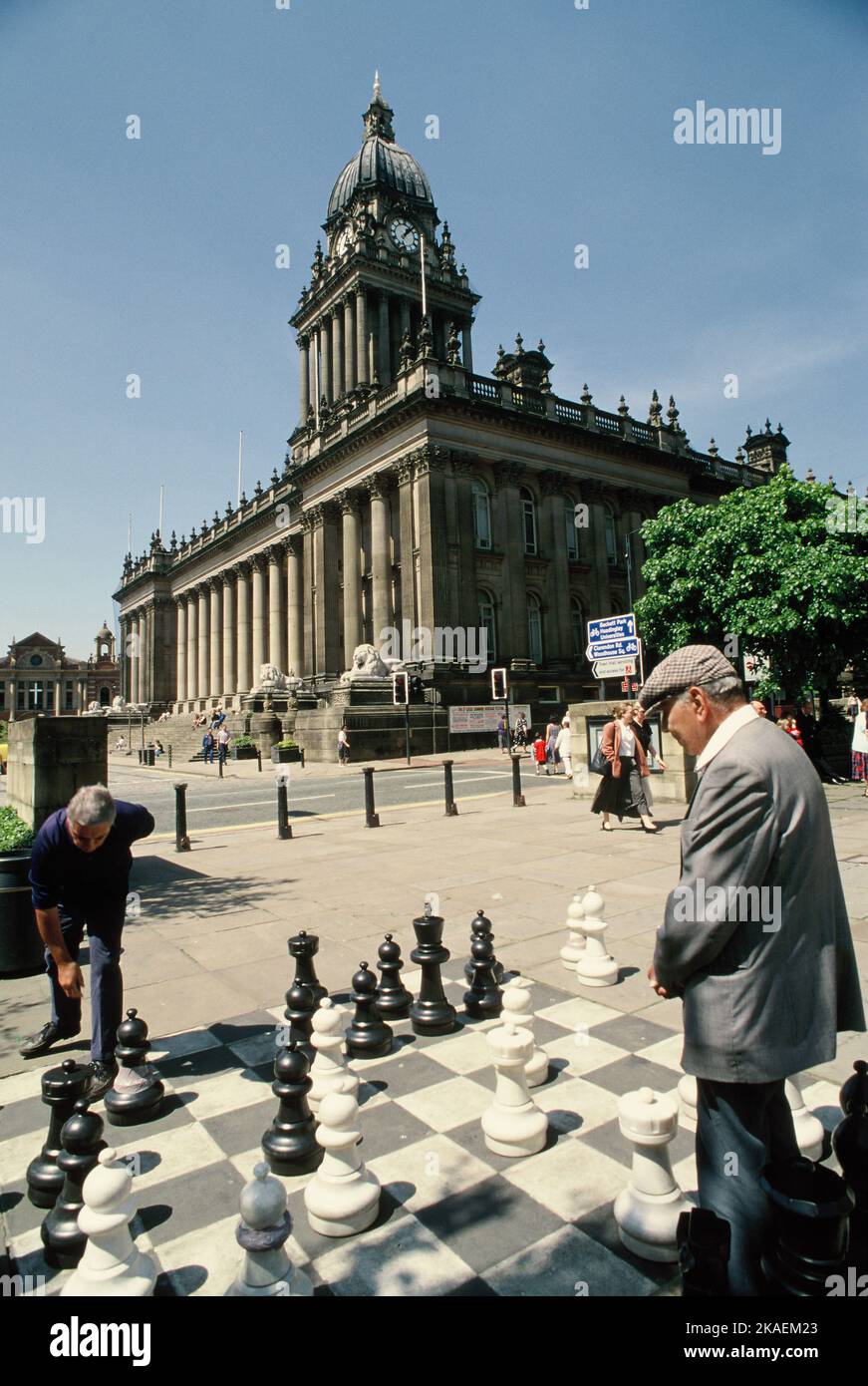 Regno Unito. Inghilterra. Leeds. Municipio. Foto Stock