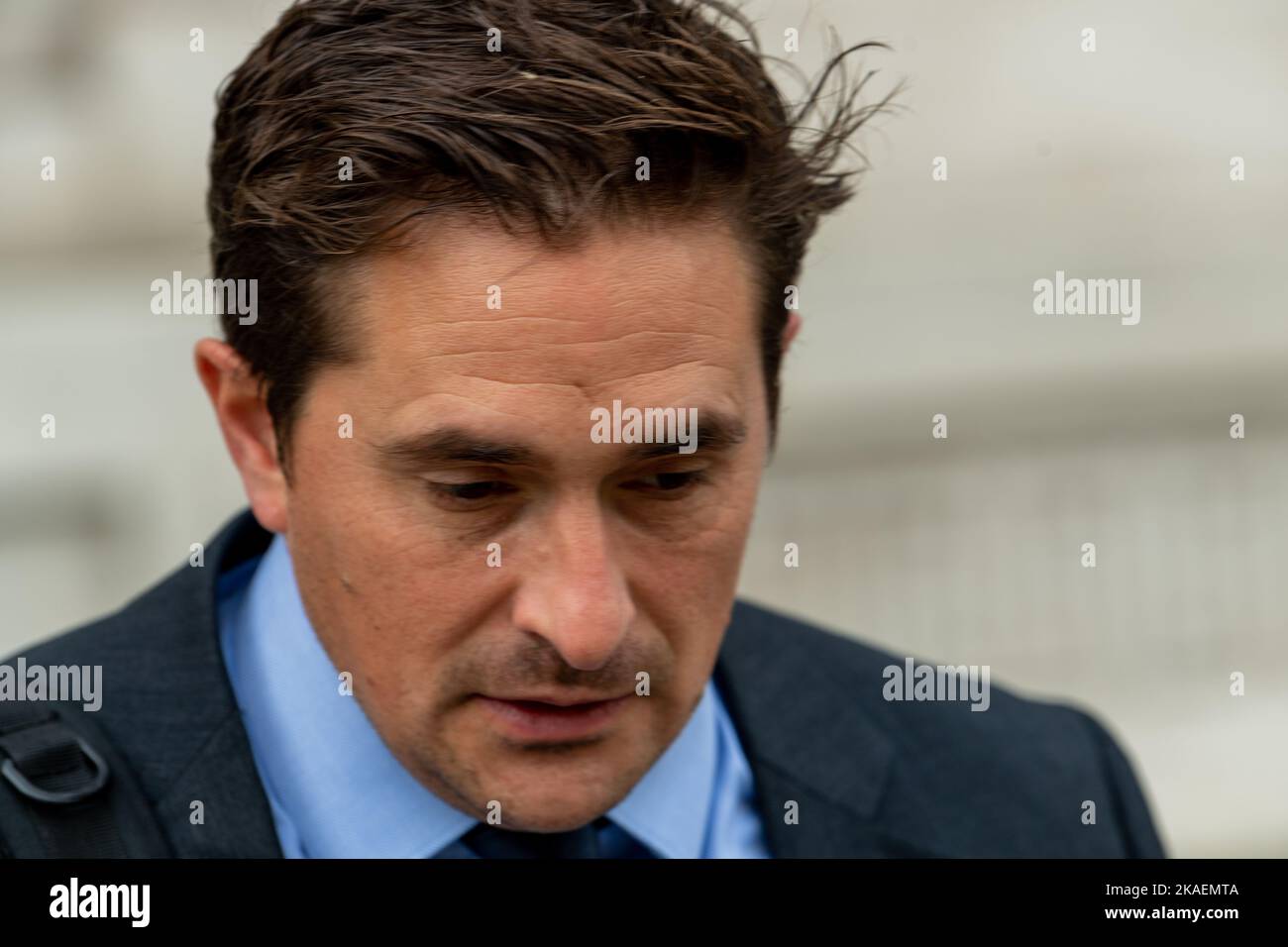 Londra, Regno Unito. 2nd Nov 2022. I Ministri del Gabinetto Johnny Mercer MP, Ministro per gli affari veterani Credit: Ian Davidson/Alamy Live News Foto Stock