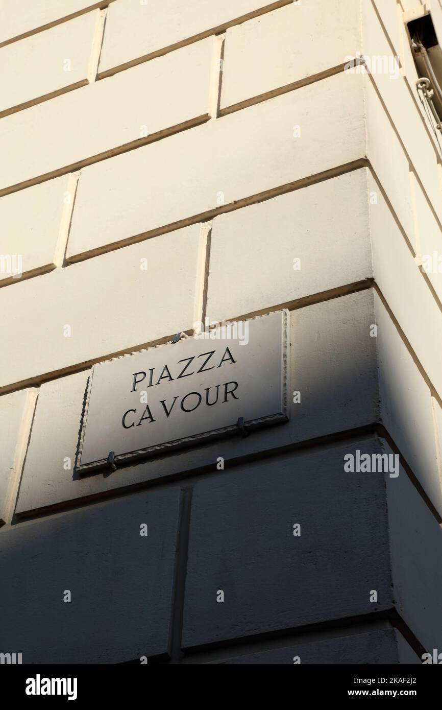 Piazza Cavour, Foggia, Italia. Foto Stock