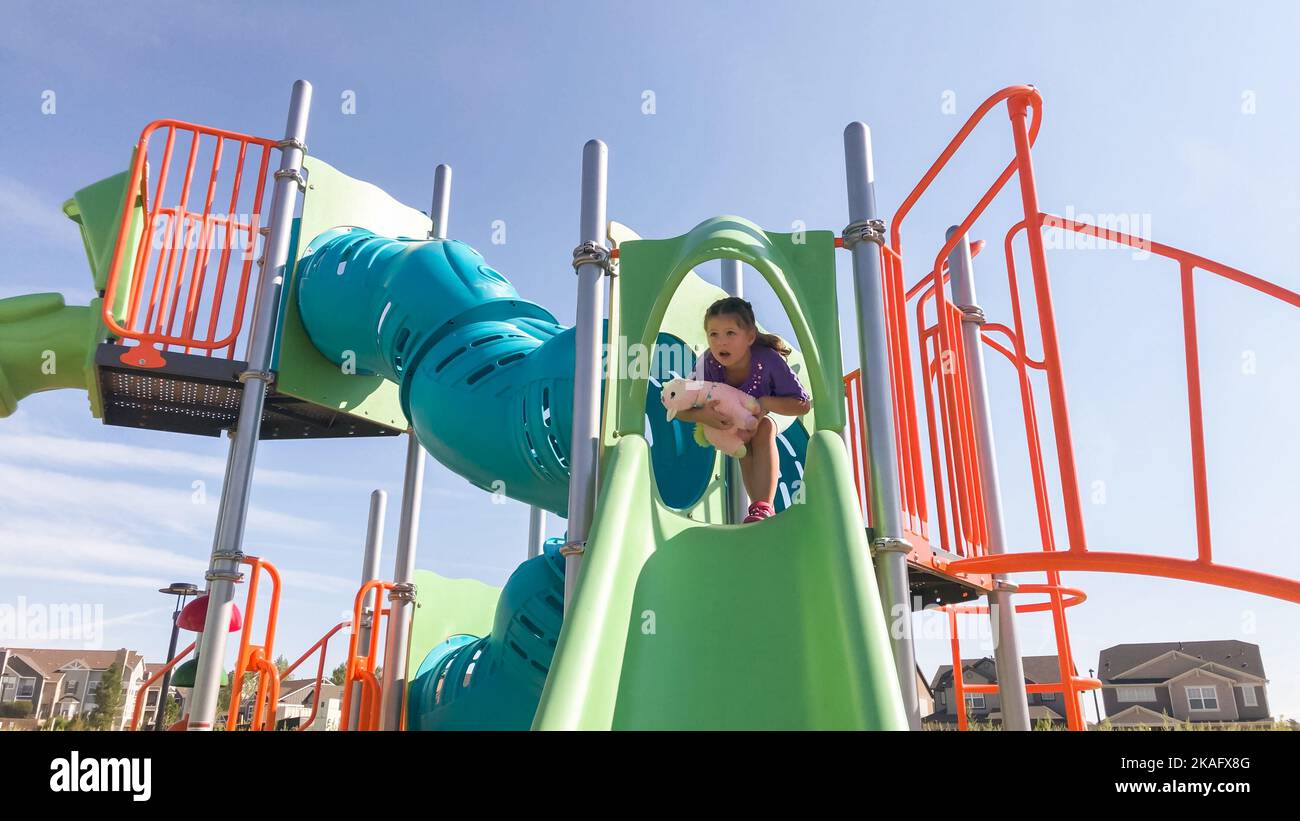 Parco giochi per bambini Foto Stock