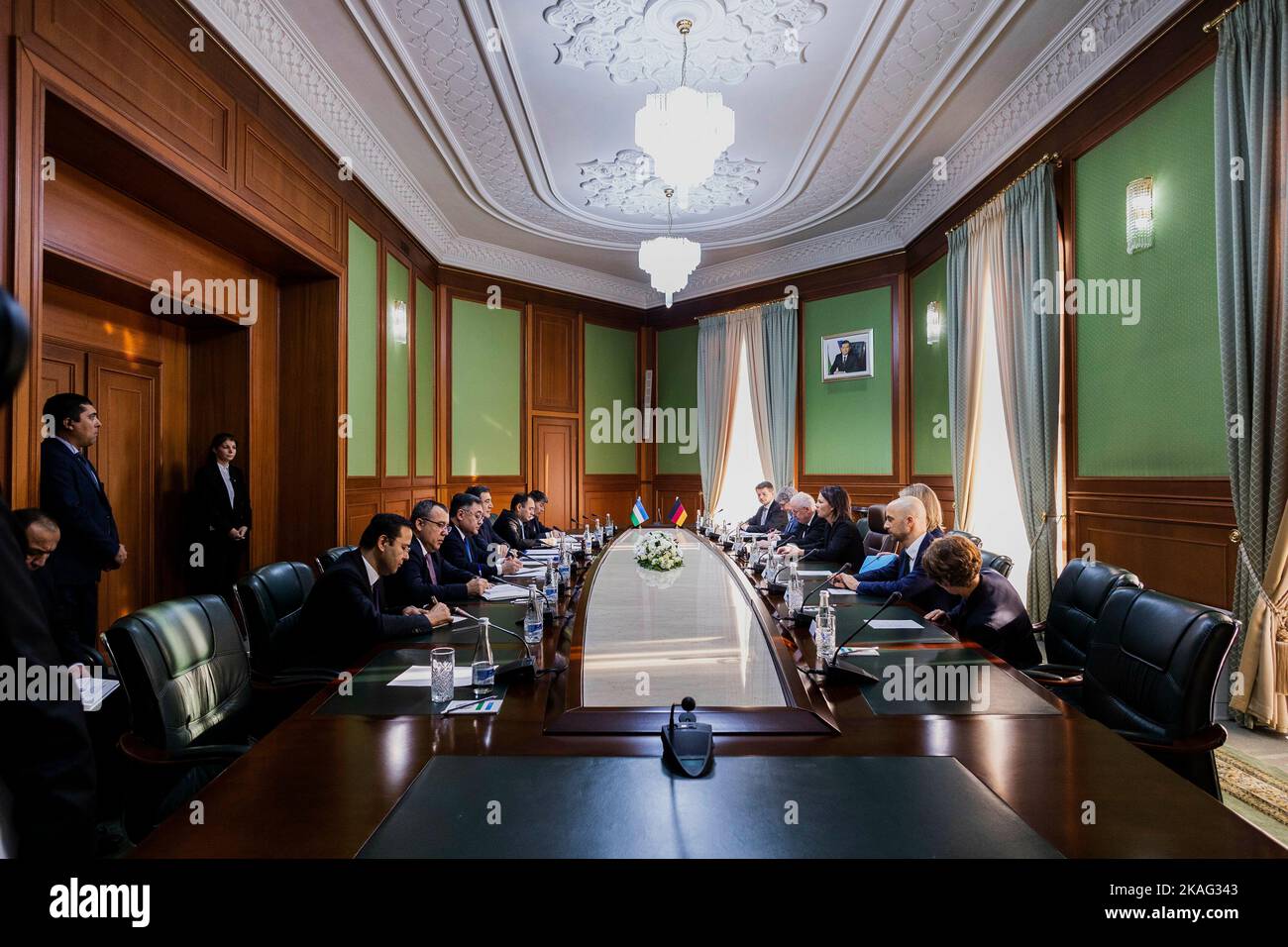 (RL) Annalena Baerbock (Alleanza 90/Verdi), ministro federale degli ...