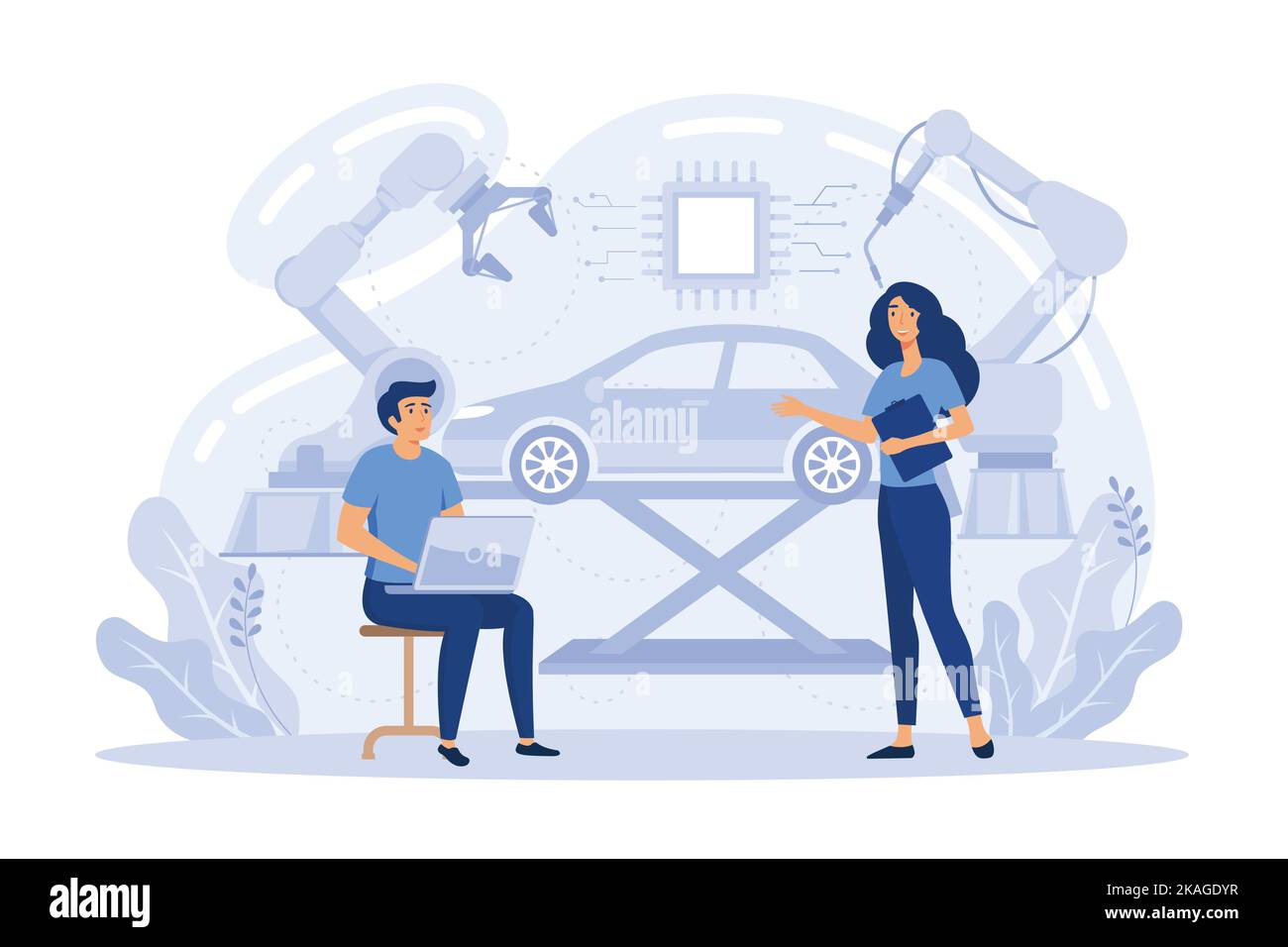 Proprietà della griglia di atomi di carbonio esagonali. Software di calcolo innovativo. Tecnologie laser, tecnologie grafiche, metafore di calcolo quantistico. Illustrazione Vettoriale