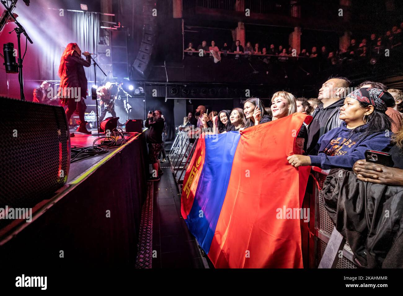 Oslo, Norvegia. 30th, ottobre 2022. La band folk metal della Mongolia The HU ha tenuto un concerto dal vivo al Rockefeller di Oslo. (Photo credit: Gonzales Photo - Terje Dokken). Foto Stock