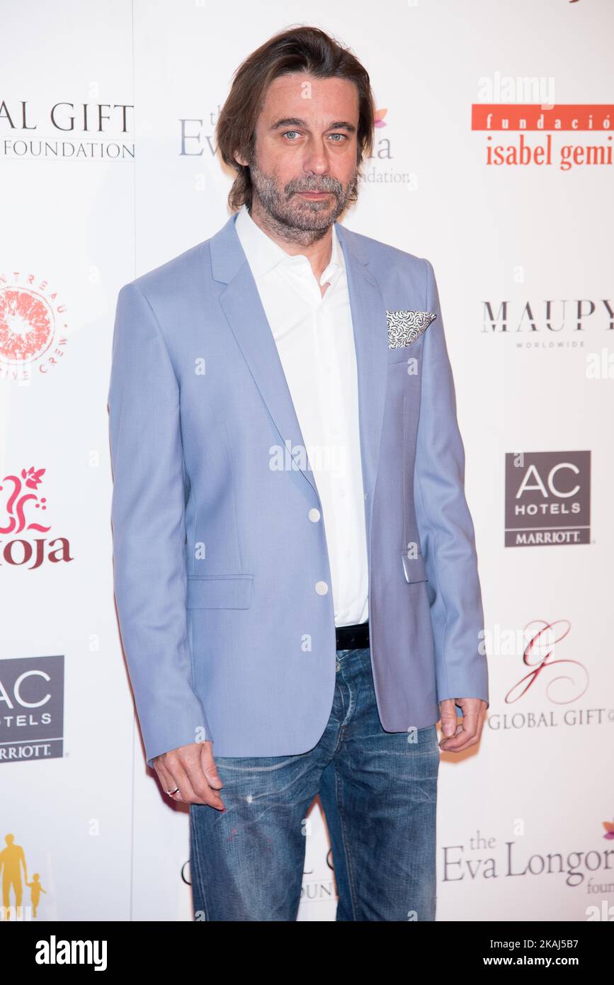 Jordi Moya partecipa al Global Gift Gala di Madrid il 2 aprile 2016 Foto Stock