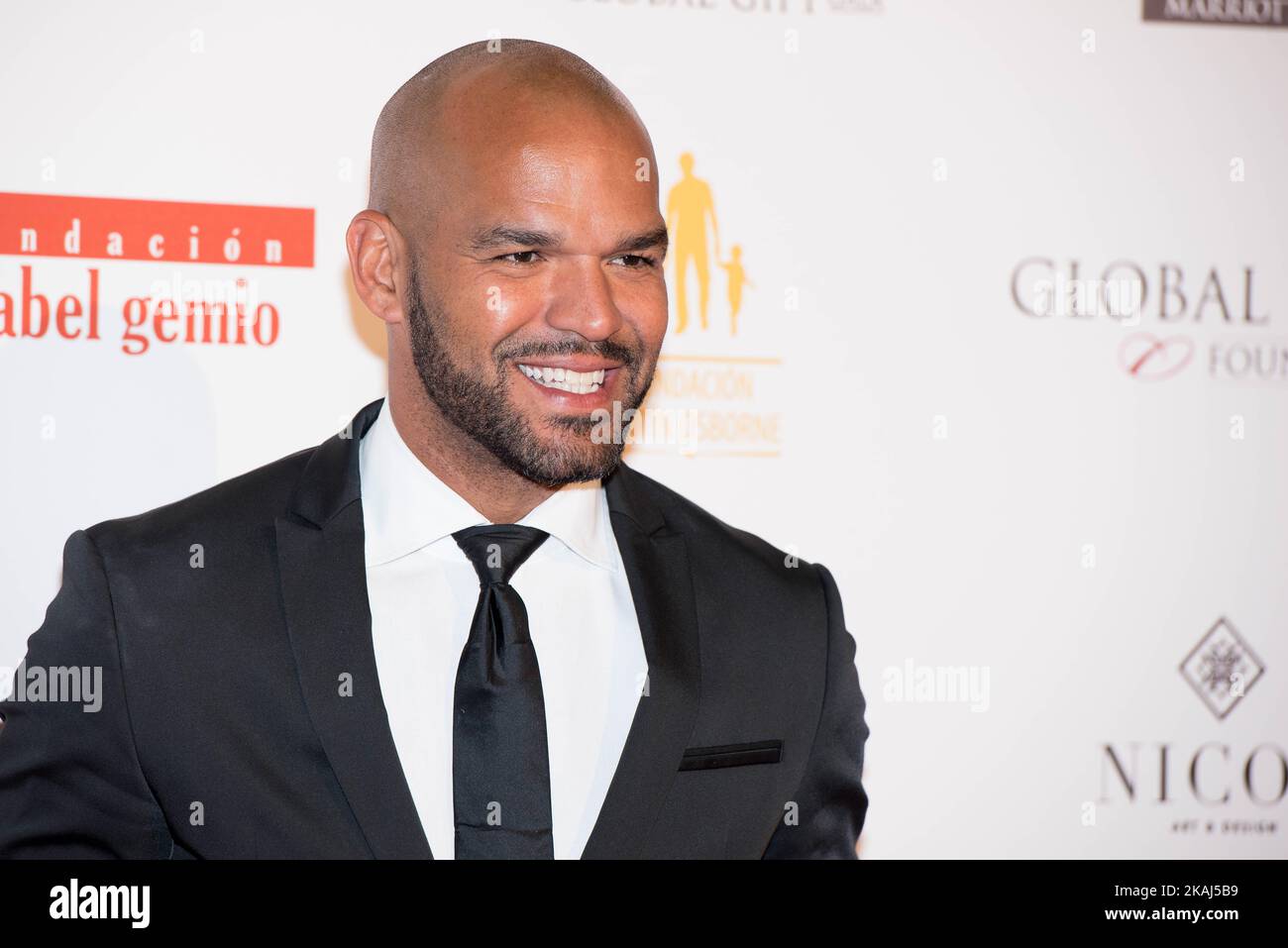 Amauri Nolasco partecipa al Global Gift Gala di Madrid il 2 aprile 2016 Foto Stock