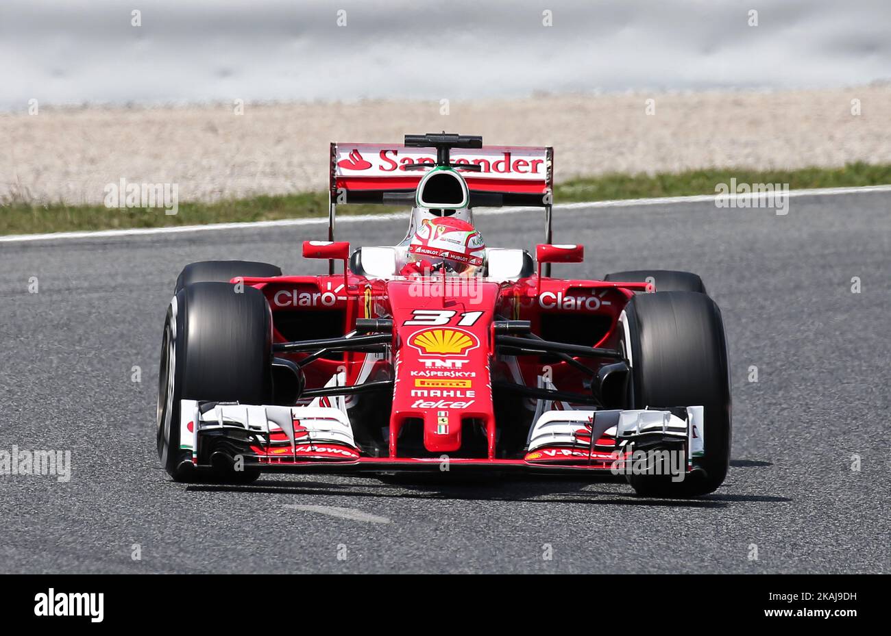 Antonio fuoco durante la seconda giornata di test di Formula 1, svoltasi sul circuito Barcellona-Catalunya, il 18 maggio 2016.Photo: Jordi Galbany/Urbanandsport/Nurphoto -- (Photo by Urbanandsport/NurPhoto) *** Please use Credit from Credit Field *** Foto Stock