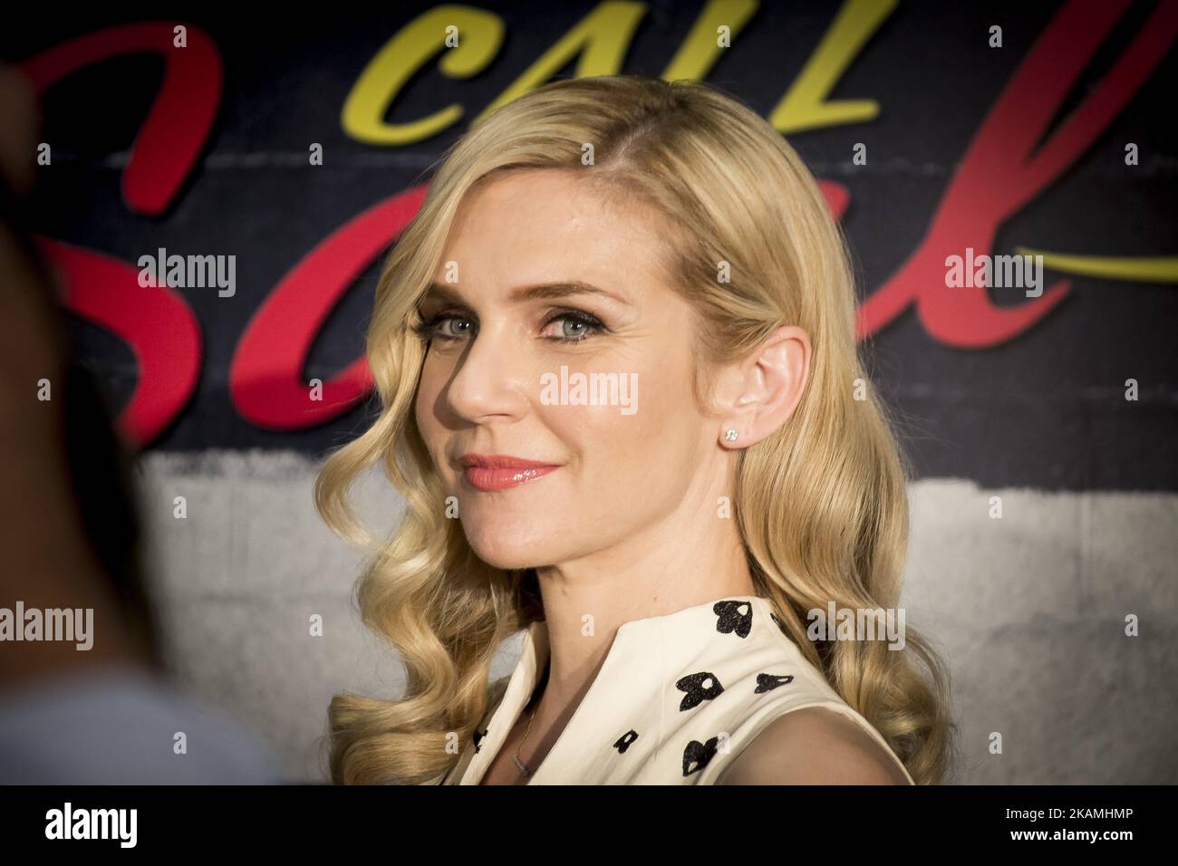 L'attrice Rhea Seehorn partecipa alla fotocellula 'Better Call Saul' presso il negozio di bandiera telefonica il 18 aprile 2017 a Madrid, Spagna. (Foto di COOLMedia/NurPhoto) *** Please use Credit from Credit Field *** Foto Stock