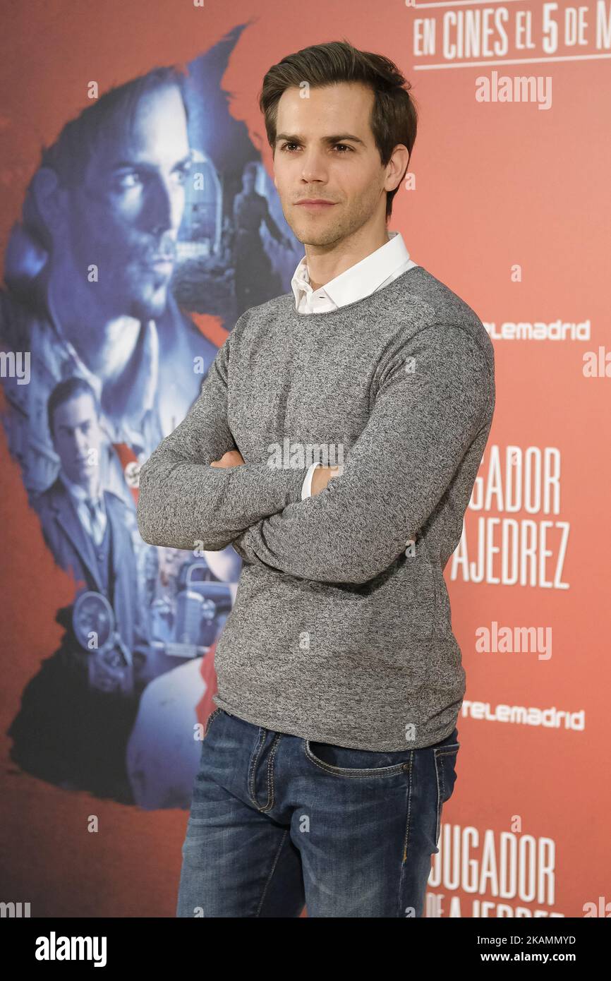 L'attore Marc Clotet partecipa alla proiezione del film "The Chess Player" presso i cinema Princesa de Madrid. Spagna 24 aprile 2017 (Foto di Oscar Gonzalez/NurPhoto) *** Please use Credit from Credit Field *** Foto Stock