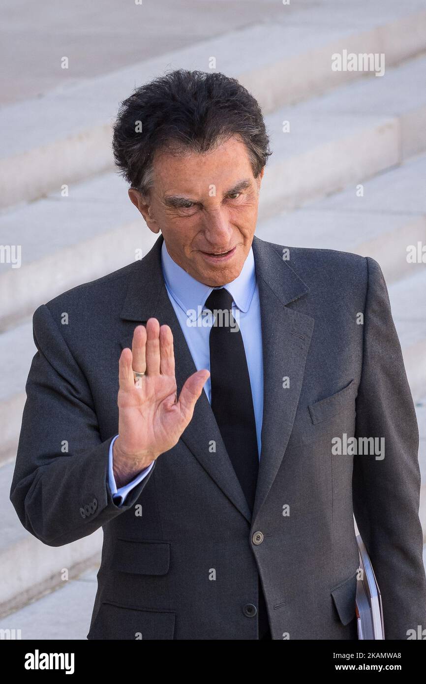 L'ex ministro della cultura Jack Lang a Parigi, in Francia, il 2 maggio 2017. (Foto di Julien Mattia/NurPhoto) *** Please use Credit from Credit Field *** Foto Stock