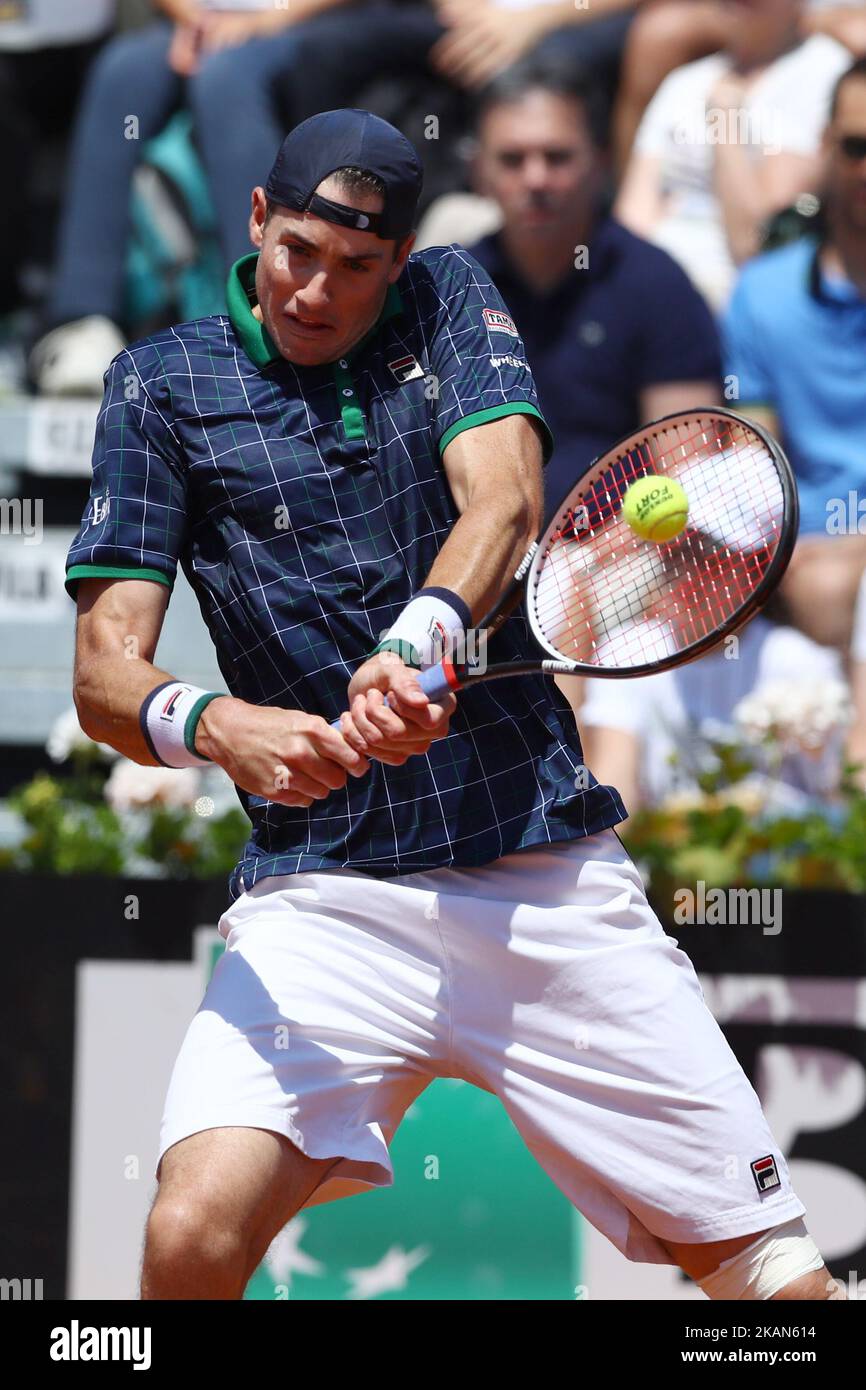 Tennis ATP internazionali d'Italia quarti di finale BNL John Inser (USA) al  Foro Italico di Roma il 19 maggio 2017. (Foto di Matteo Ciambelli/NurPhoto)  *** Please use Credit from Credit Field ***