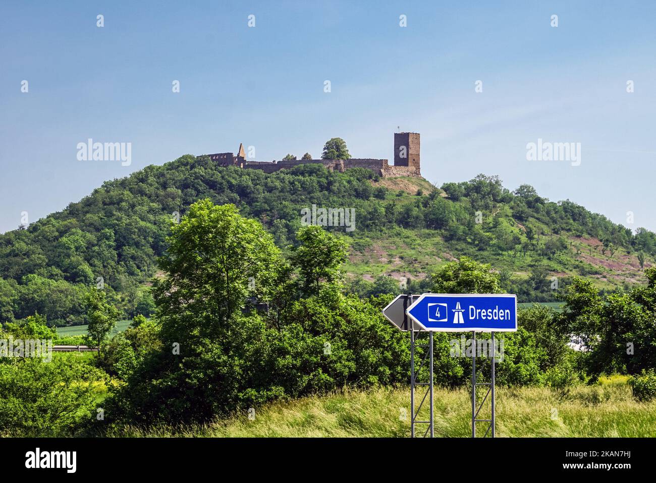 Burg Drei Gleichen a Thüringen Foto Stock