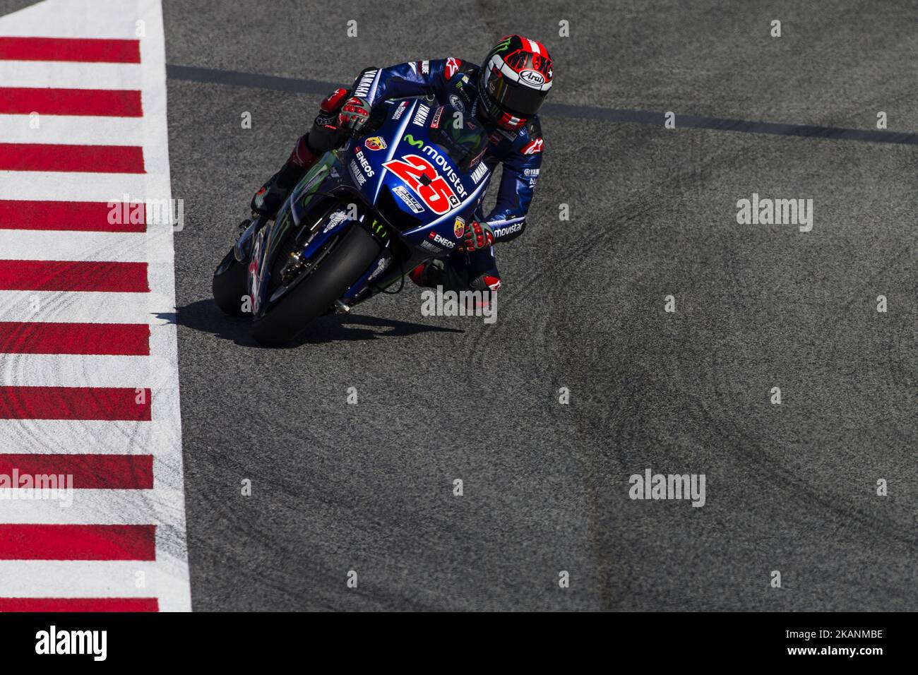 25 Maverick Vinales dalla Spagna di Movistar Yamaha MotoGP (Yamaha) durante il Gran Premio della Catalogna Monter Energy, al circuito di Barcellona-Catalunya il 11 giugno 2017. (Foto di Xavier Bonilla/NurPhoto) *** Please use Credit from Credit Field *** Foto Stock