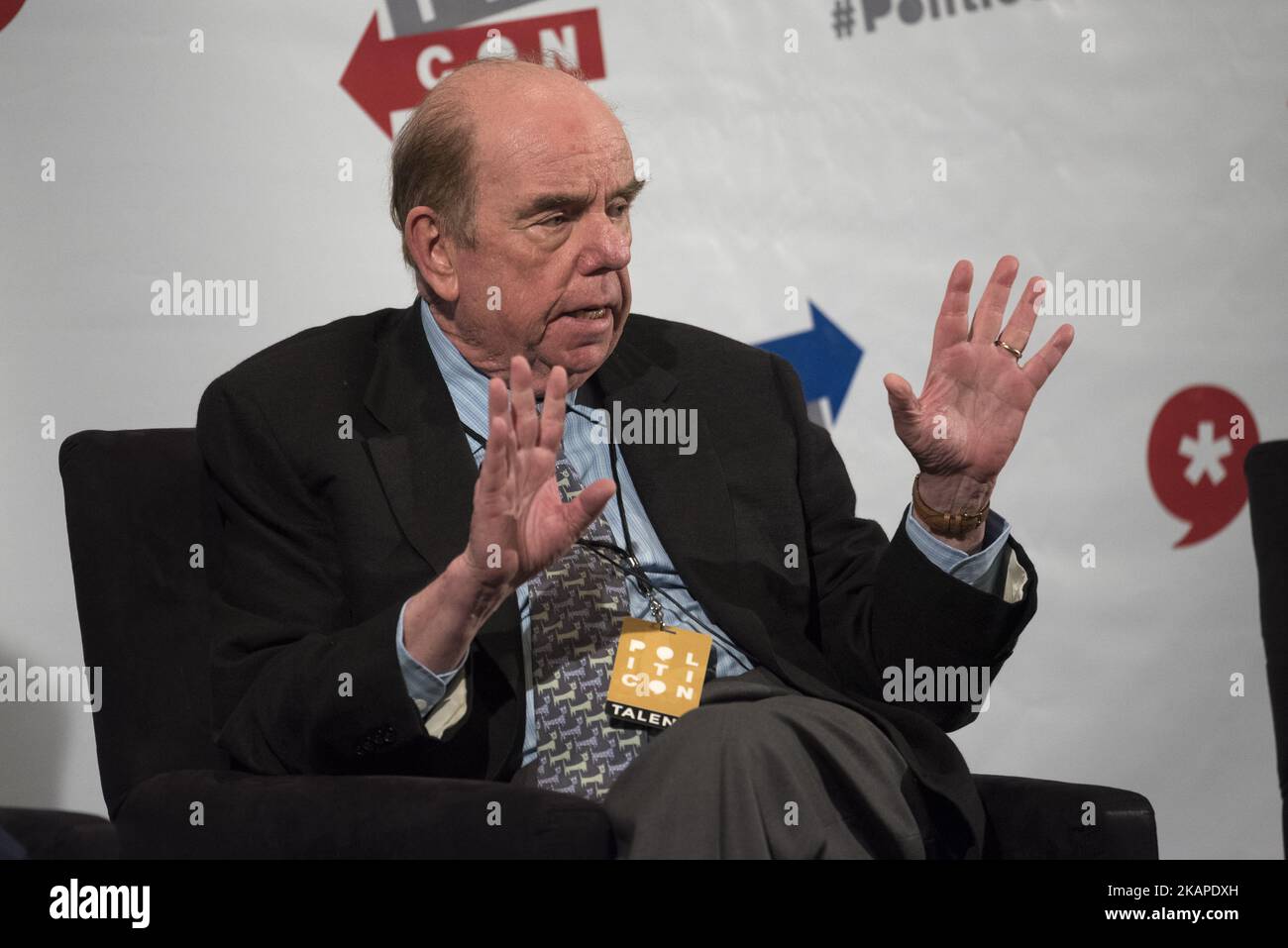 Bob Shrum parla durante il Politicon al Pasadena Convention Center di Pasadena, California, il 29 luglio 2017. Politicon è una convenzione bipartisan che mescola politica, commedia e intrattenimento. (Foto di Ronen Tivony/NurPhoto) *** Please use Credit from Credit Field *** Foto Stock