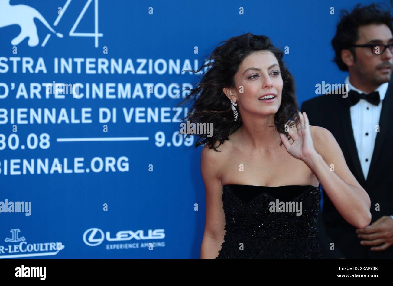 Alessandra Mastronardi partecipa al Premio Franca Sozzanzi in occasione del 74th° Festival del Cinema di Venezia, il 1 settembre 2017. Il 1 settembre 2017. (Foto di Matteo Chinellato/NurPhoto) Foto Stock