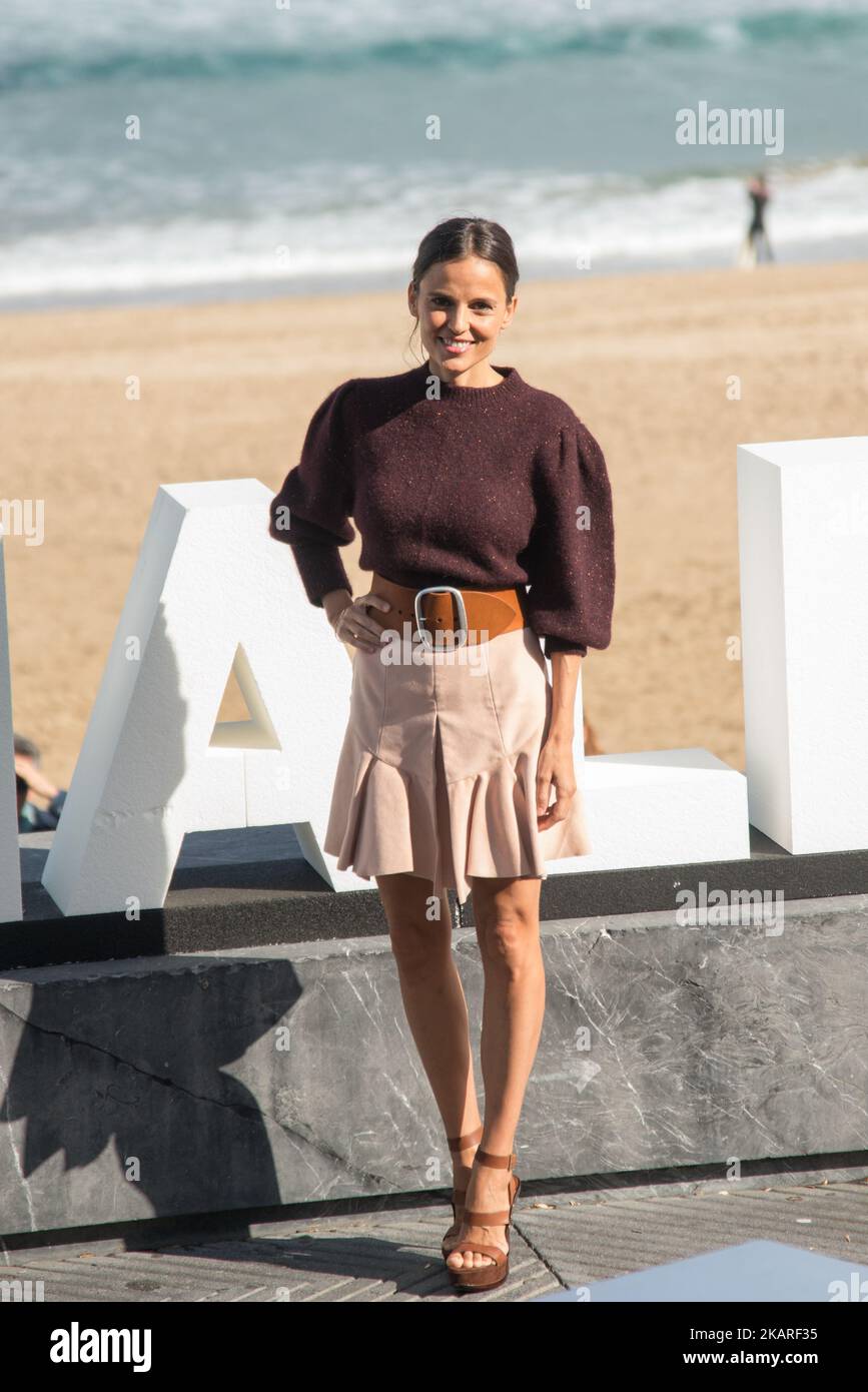 L'attrice spagnola Elena Anaya partecipa alla fotocellula 'la Cordillera' durante il San Sebastian International Film Festival del 65th il 26 settembre 2017 a San Sebastian, Spagna. (Foto di COOLMedia/NurPhoto) Foto Stock