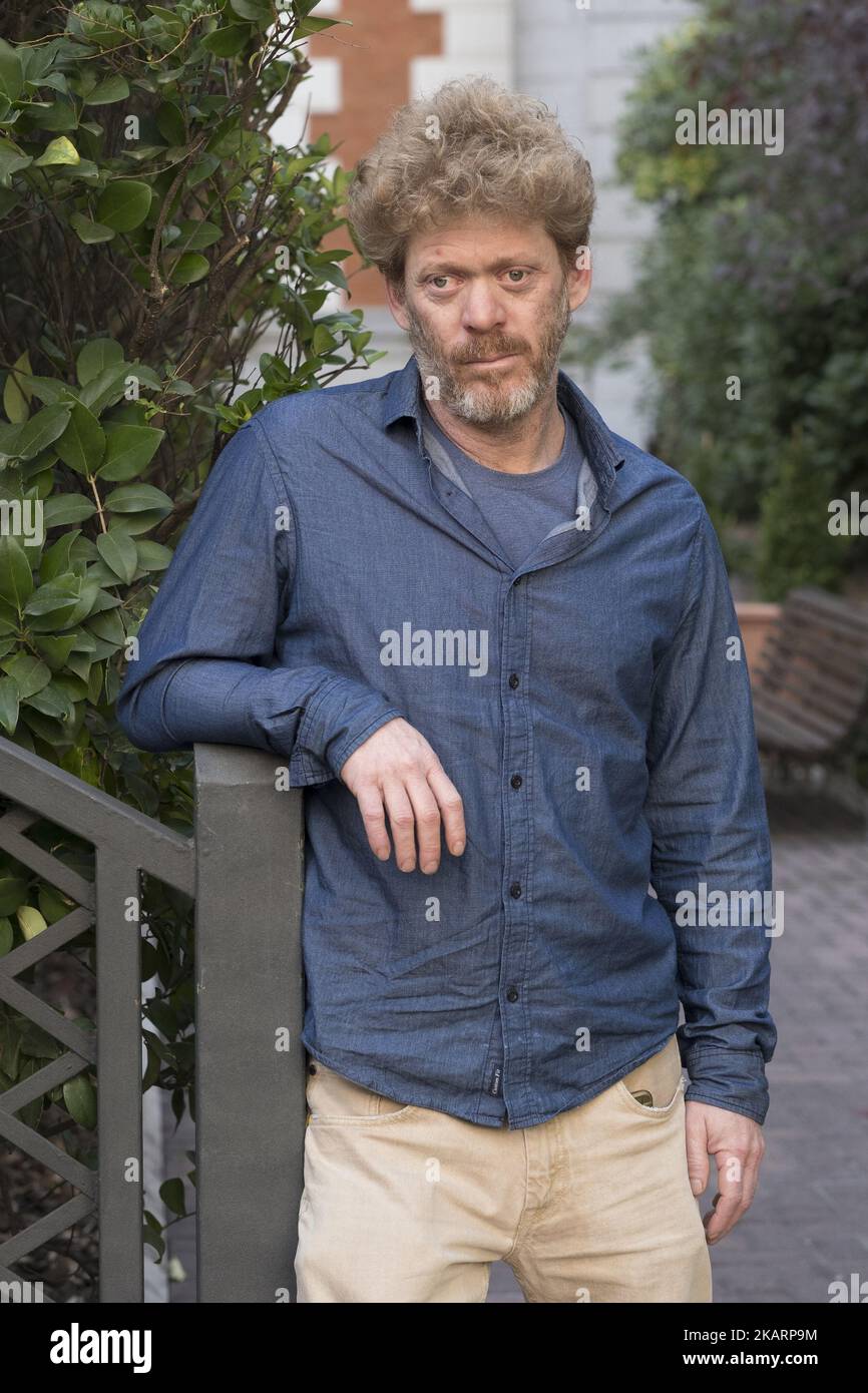 Il regista Pablo Solarz partecipa alla presentazione 'El ultimo Traje' di Madrid a Casa de America il 4 ottobre 2017 a Madrid, Spagna (Foto di Oscar Gonzalez/NurPhoto) Foto Stock